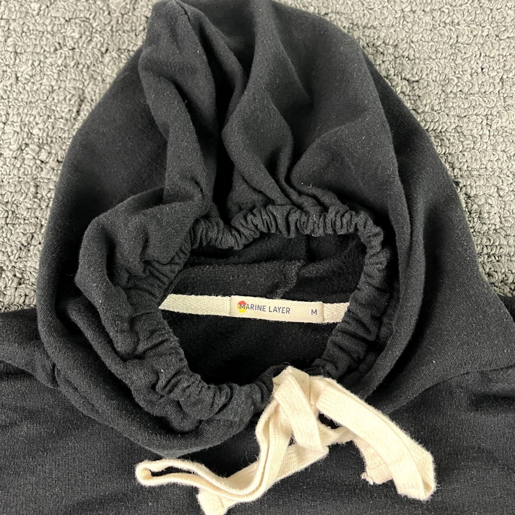 Marine Layer Marine Layer Hoodie Mens Medium Black Pullover Sweatshirt Size US M / EU 48-50 / 2 - 5 Thumbnail