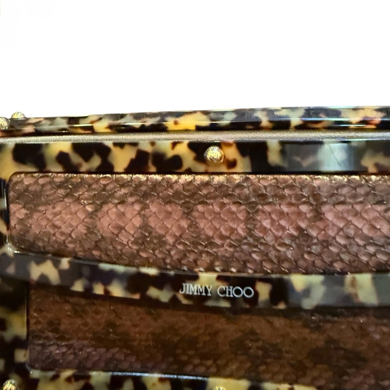 Jimmy Choo Jimmy Choo “Candy” Snake and Faux Tortoise Shoulder Bag Size ONE SIZE - 2 Thumbnail
