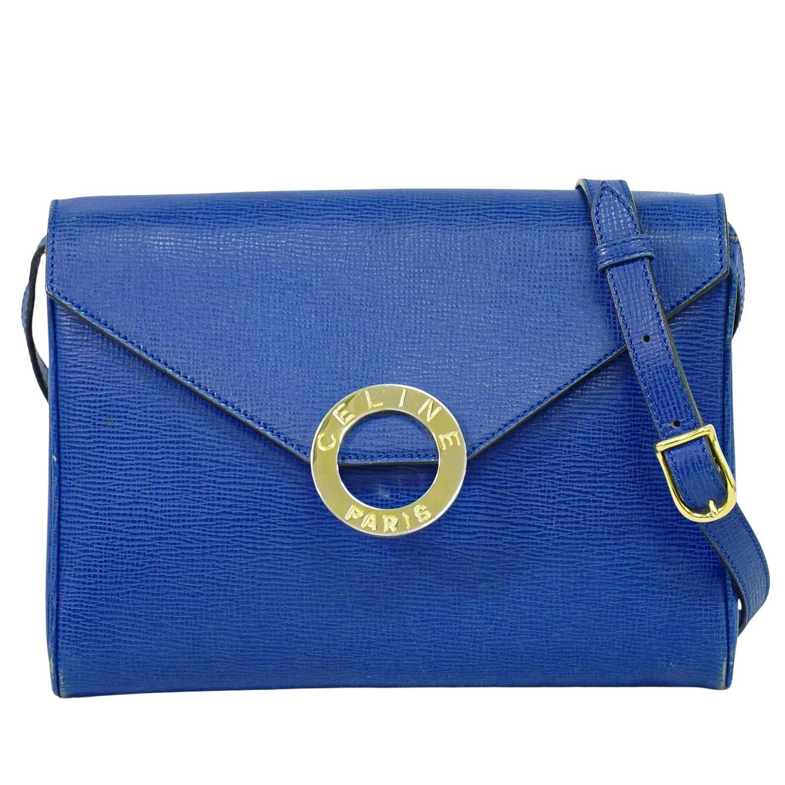 Celine Celine Circle Logo Shoulder Bag Leather Size ONE SIZE - 1 Thumbnail