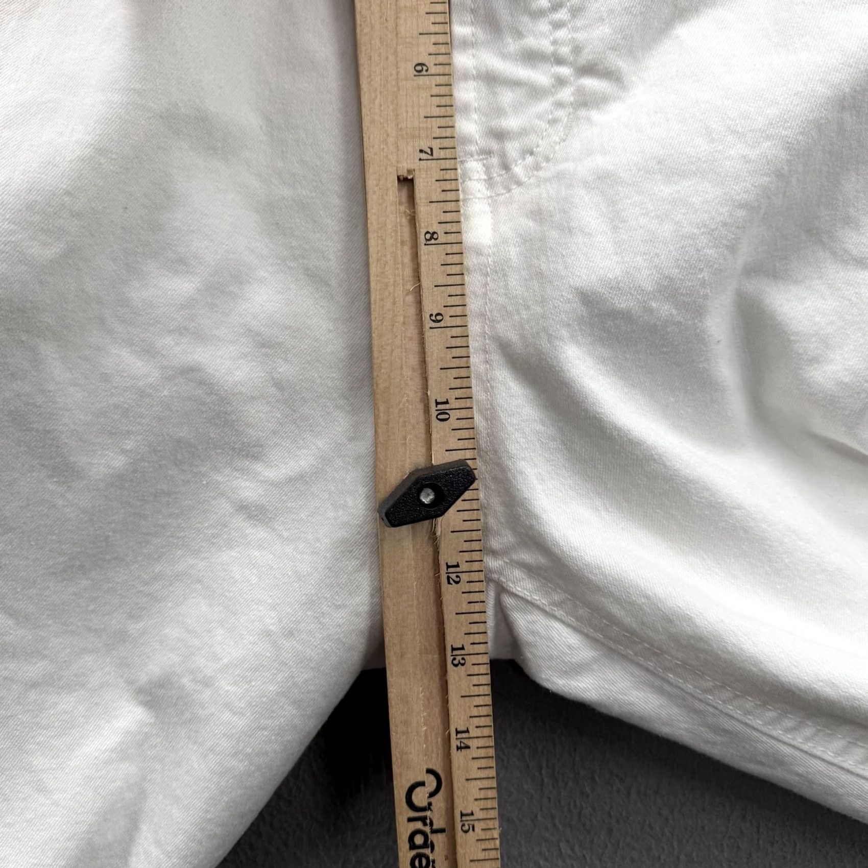 Frye Frye Jeans White High Rise Straight Stretch Denim 8/29 Womens Straight Leg 5-Pocket Casual Pants Size 30" / US 8 / IT 44 - 7 Thumbnail