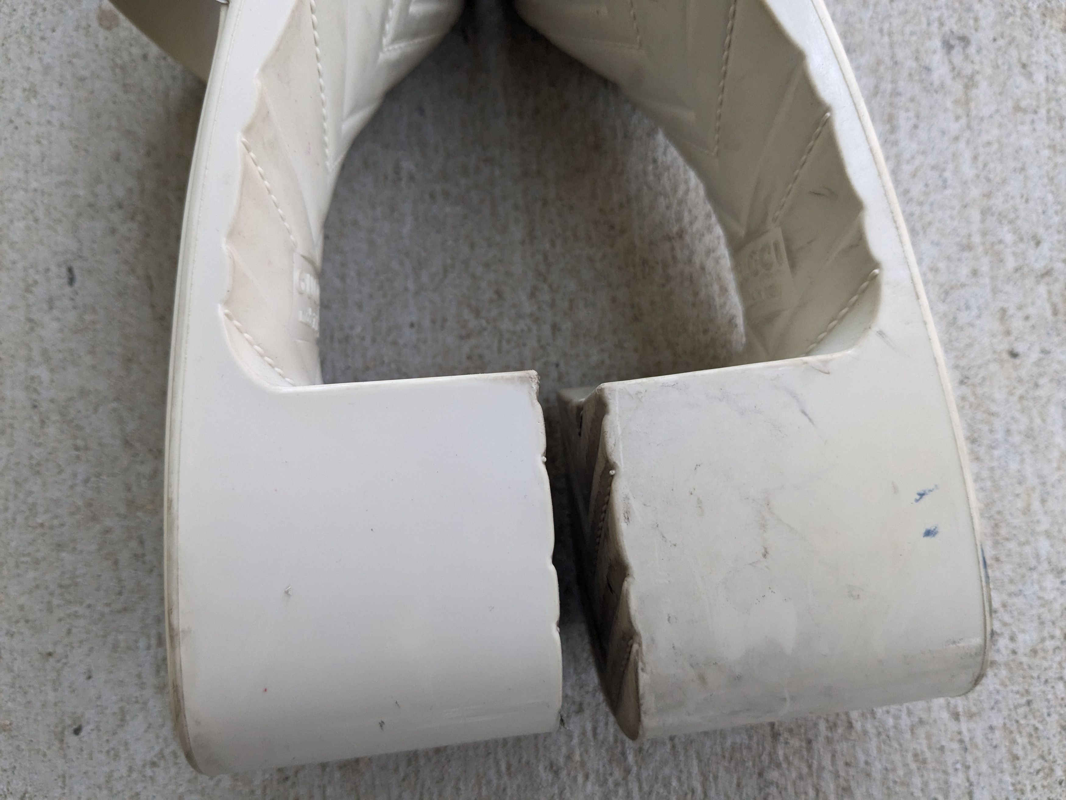 Gucci Gucci Heels Platform Rubber White Block 9 Size US 9 / IT 39 - 11 Thumbnail