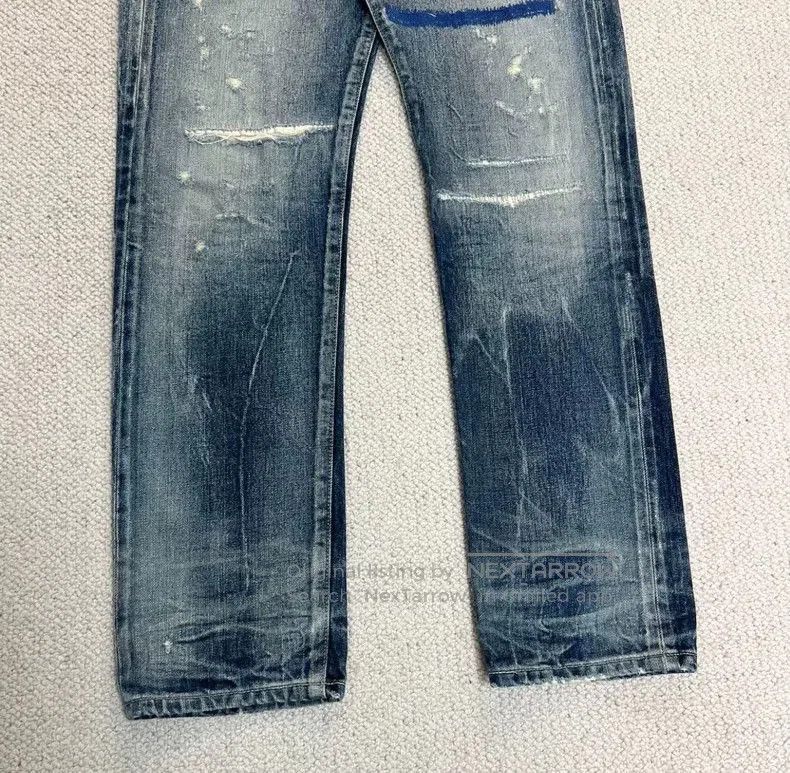Neighborhood NEIGHBORHOOD Block Savage.DP Mid Denim Pants. Size US 26 / EU 42 - 2 Thumbnail