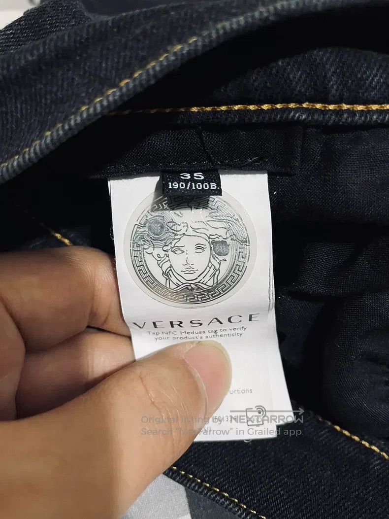 Versace Versace Medusa craft embroidered jeans Size US 35 - 7 Thumbnail