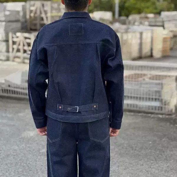 The Real McCoy's The Real McCoy Size 38Natural Indigo Dyed 12.5oz Battle Den Size US M / EU 48-50 / 2 - 7 Thumbnail