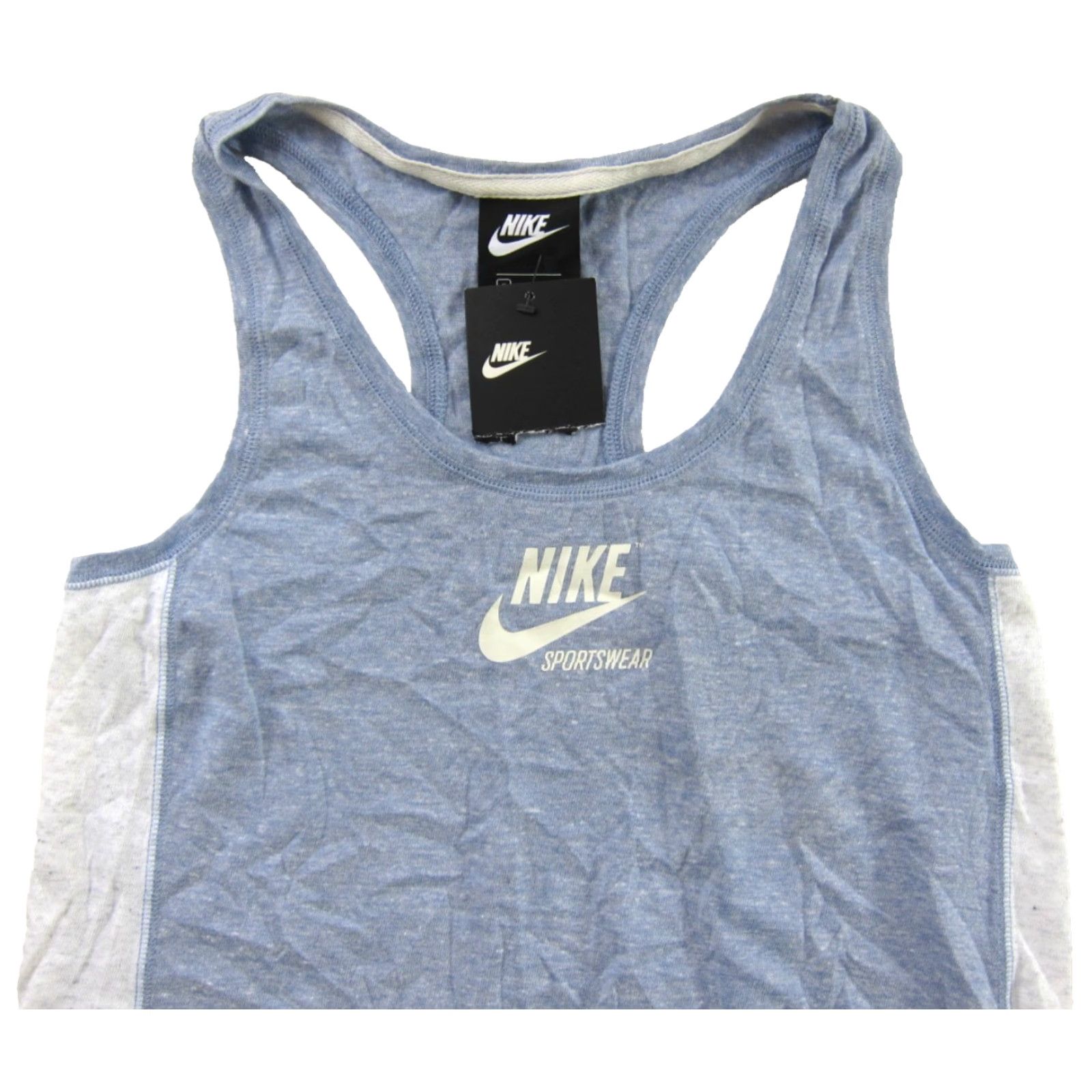 Nike Nike Sportswear Tank Dress Small Blue Cotton Jersey Dress Woman Size S / US 4 / IT 40 - 4 Thumbnail