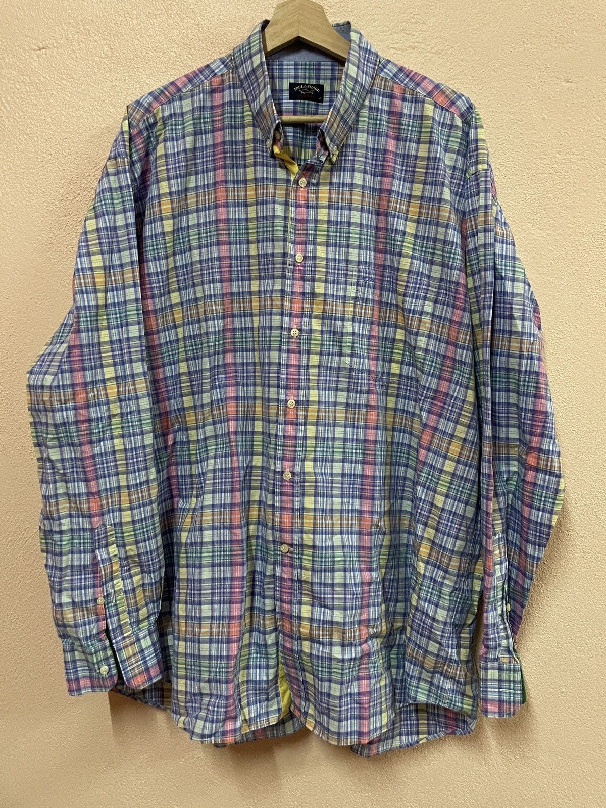 Lil Yachty × Paul & Shark × Vintage Paul & Shark yachting Menswear Madras Check & plaids SZ XXL Size US XXL / EU 58 / 5 - 2 Thumbnail