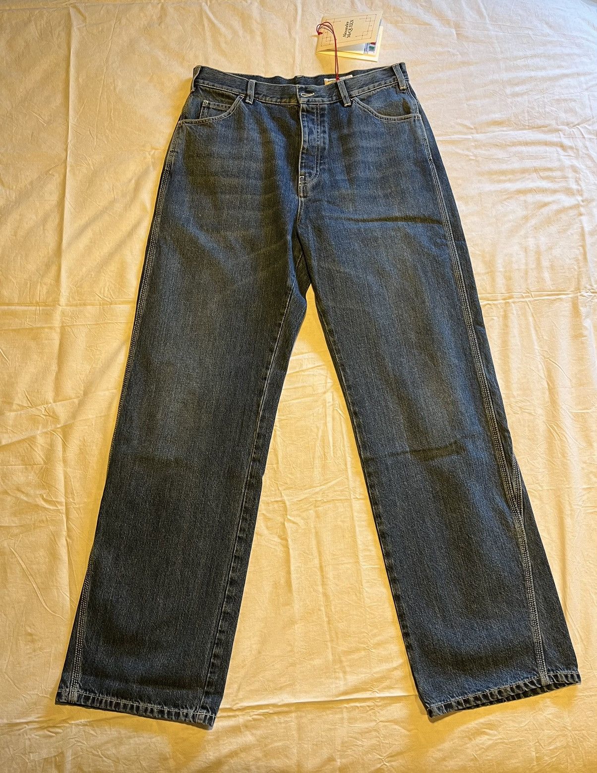 Alexander McQueen Alexander McQueen baggy wide leg jeans. Size US 34 / EU 50 - 3 Thumbnail