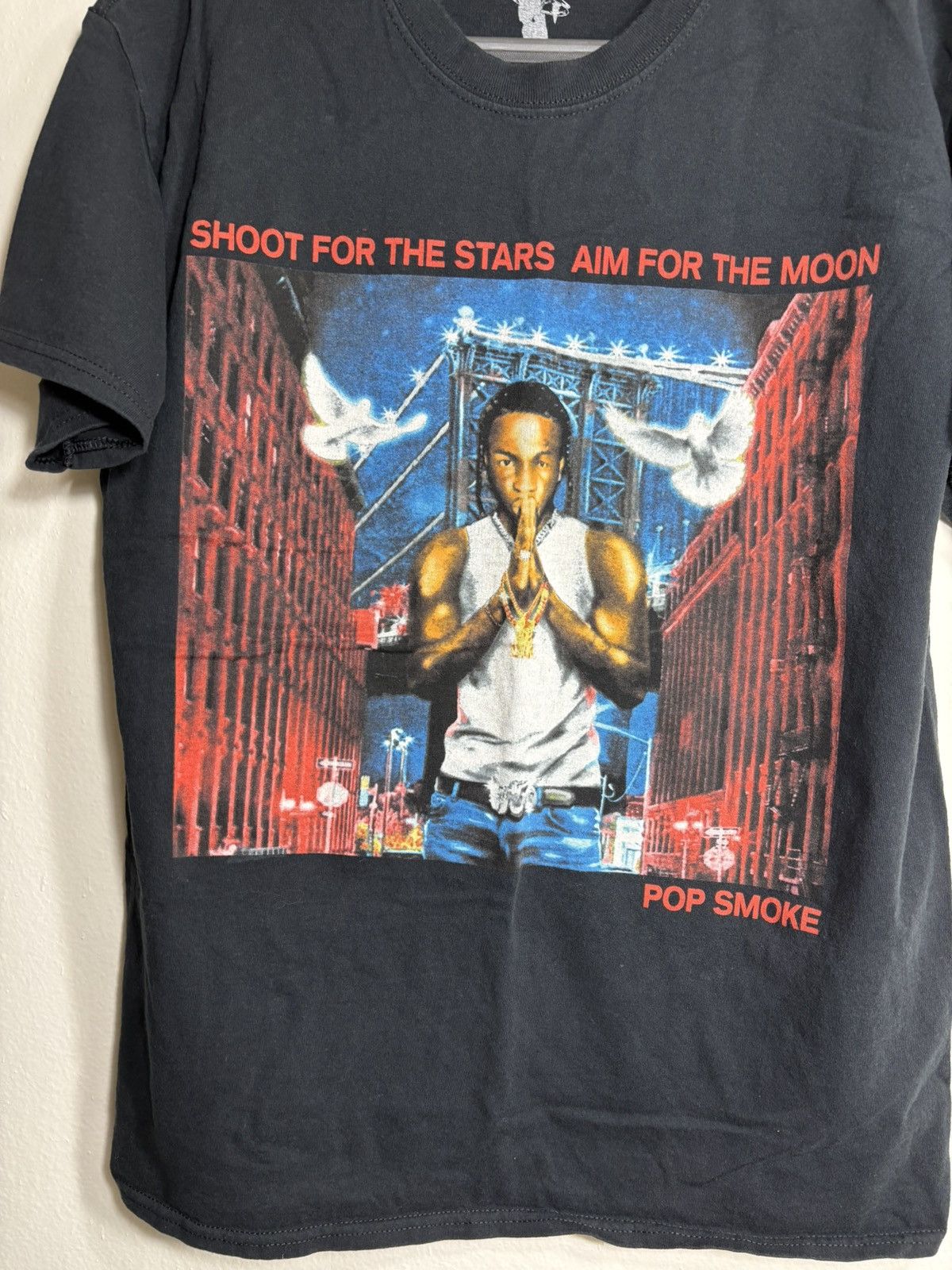 Vlone VLONE Pop Smoke Tee Size US L / EU 52-54 / 3 - 1 Thumbnail