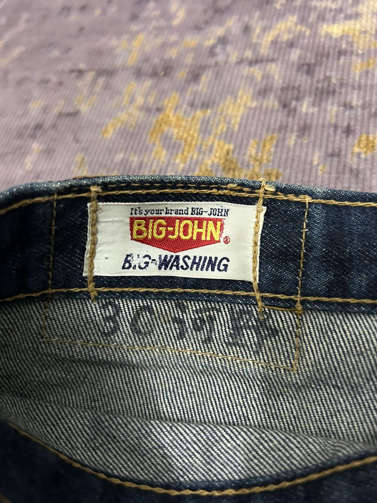 Tornado Mart Vintage Big John Distressed Super Flare Jeans Size US 32 / EU 48 - 14 Thumbnail