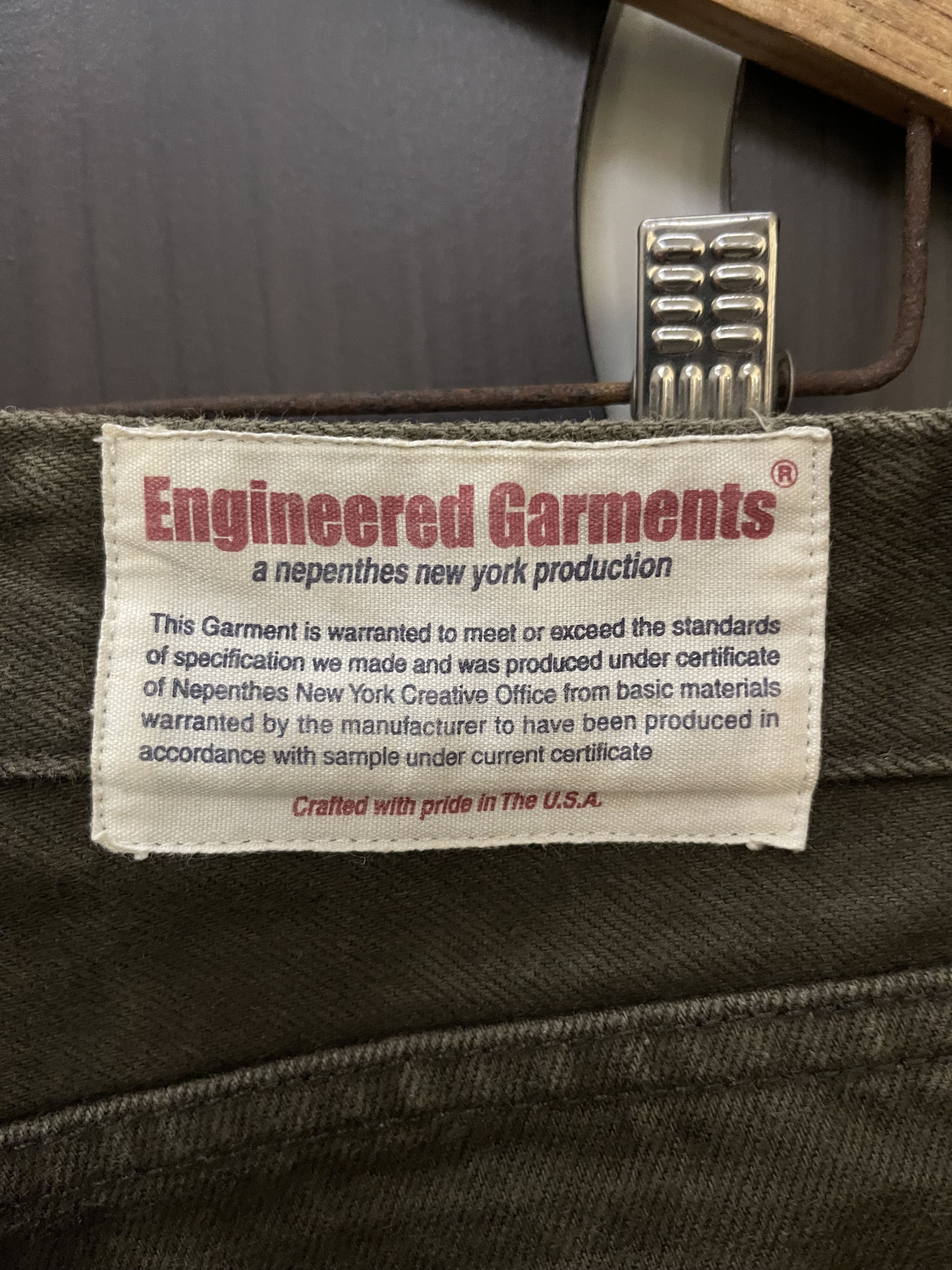 Engineered Garments × Japanese Brand × Nepenthes Engineered Garments Dirty Colour Ultra Heavy Denim Size US 30 / EU 46 - 8 Thumbnail