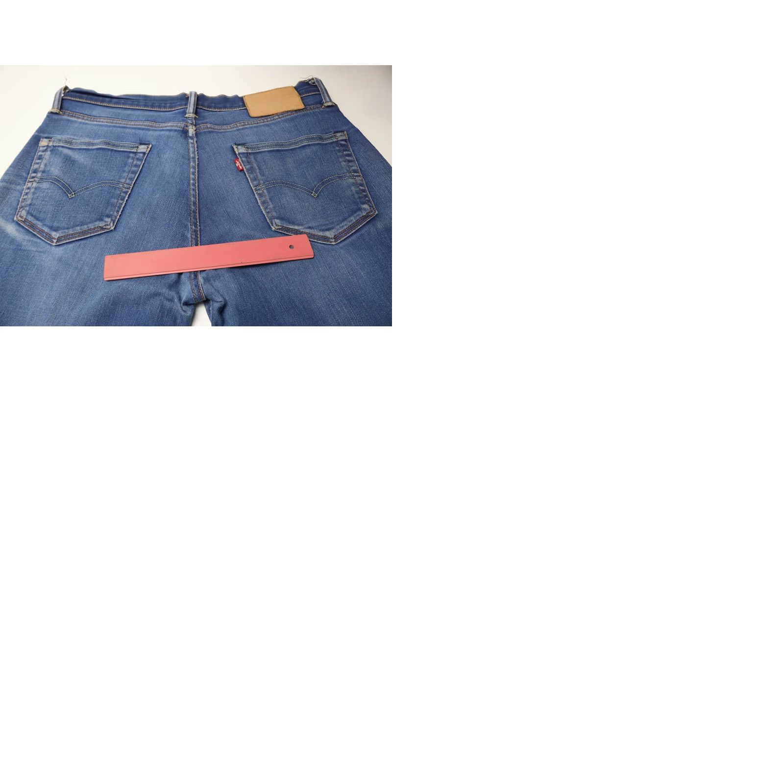 Levi's LEVI'S Jeans Slim Fit Blue Denim Zip Fly Stretched Faded W33/L32 Men Size US 33 - 9 Thumbnail