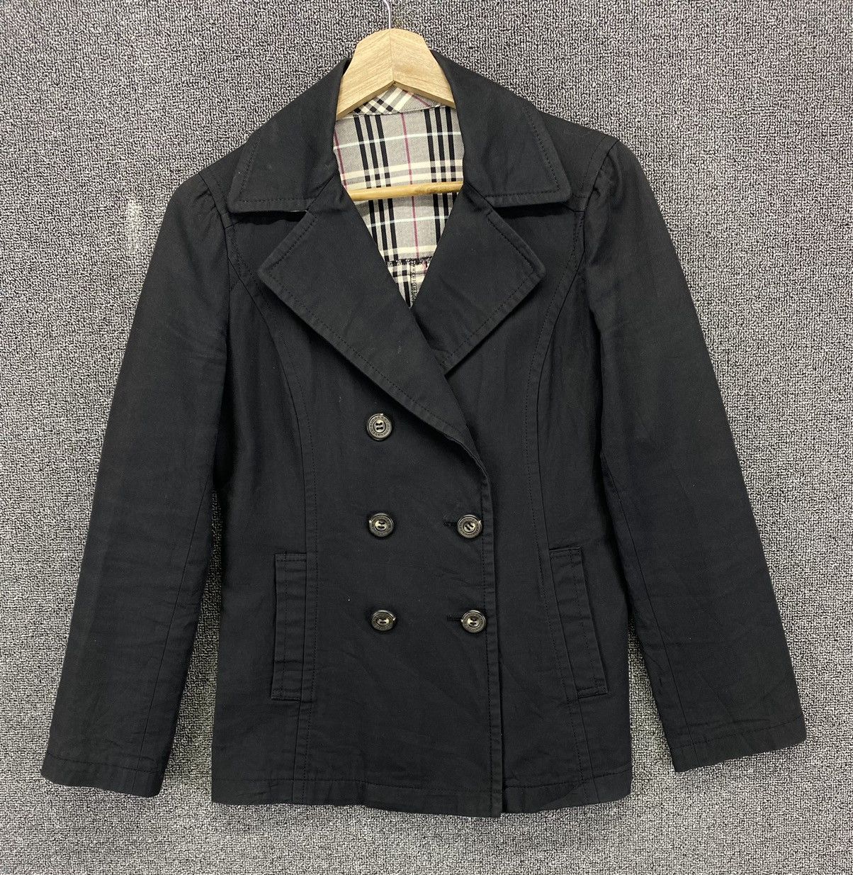 Burberry Vintage Burberry London Double Breasted Coat Jacket Size S / US 4 / IT 40 - 1 Thumbnail