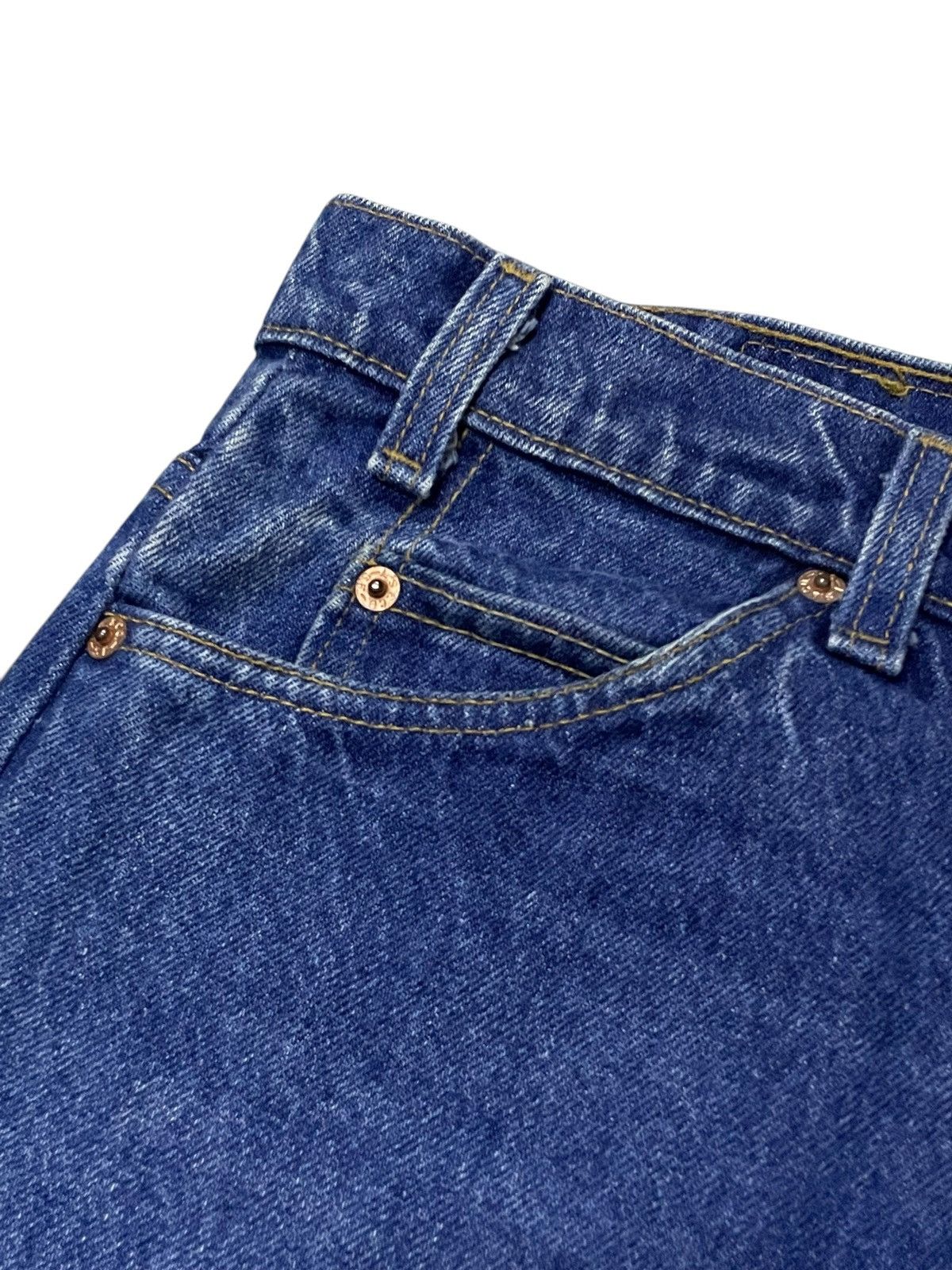 Levi's × Vintage Vintage Levis 517 Orange Tab Flare Bootcut Made In Usa Jeans Size US 34 / EU 50 - 9 Thumbnail