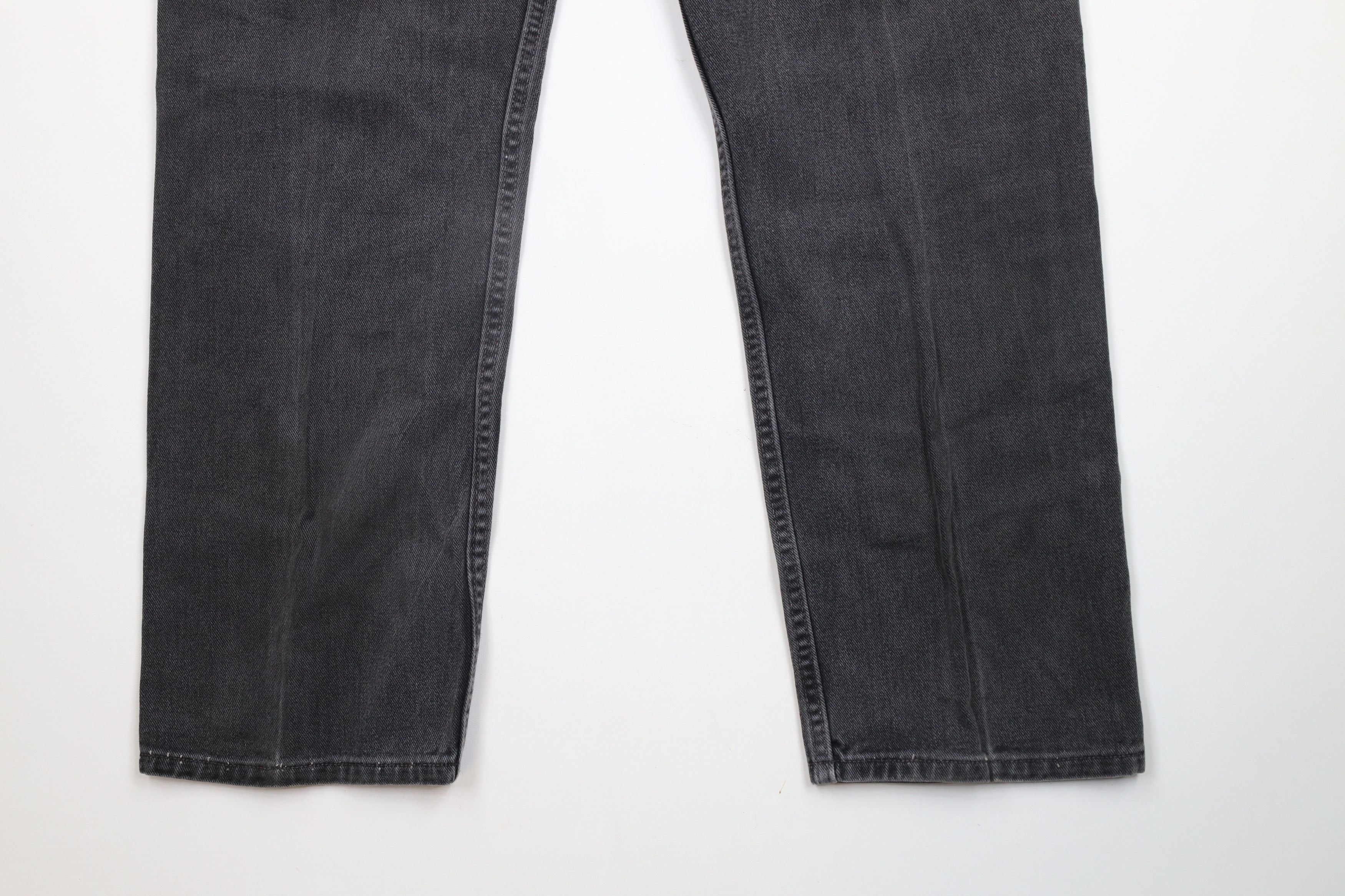 Levi's × Vintage Vintage Y2K 2001 Levis 505 Fit Straight Leg Jeans Black USA Size US 36 / EU 52 - 11 Thumbnail