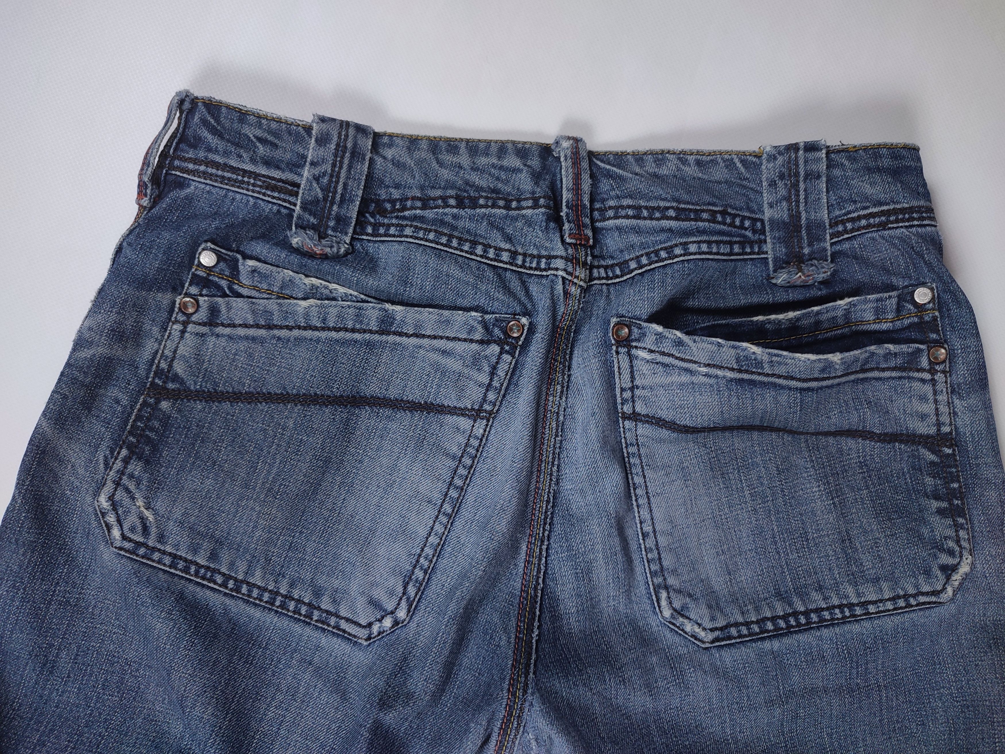 Diesel Diesel Moorix Washed Straight Damaged Denim Pants Size US 30 / EU 46 - 14 Thumbnail