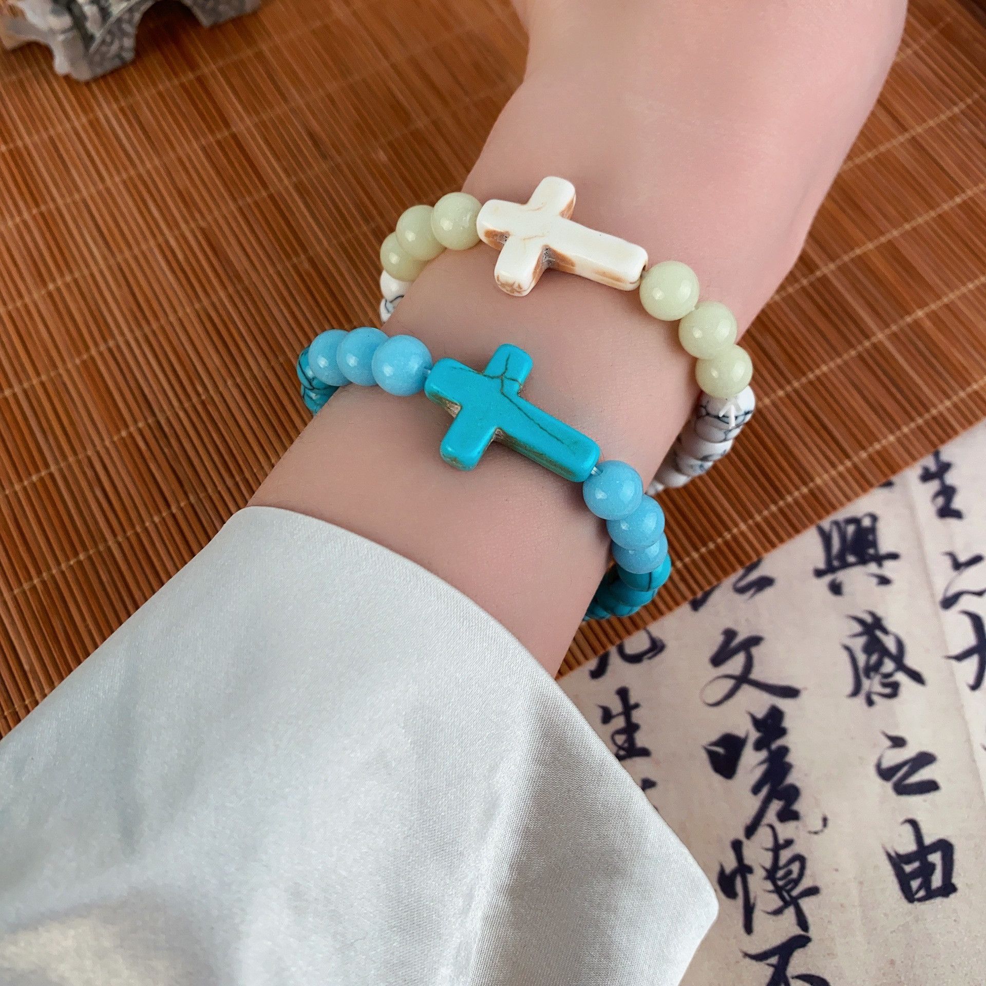 Jewelry Cross Vibe Bracelet Y2K Punk Chain Gotch Bracelets Chains Size ONE SIZE - 1 Thumbnail