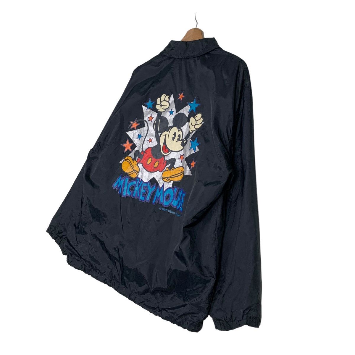 Disney MICKEY MOUSE Graphic Big Logo Coach Jacket #0200-C10 Size US M / EU 48-50 / 2 - 2 Thumbnail
