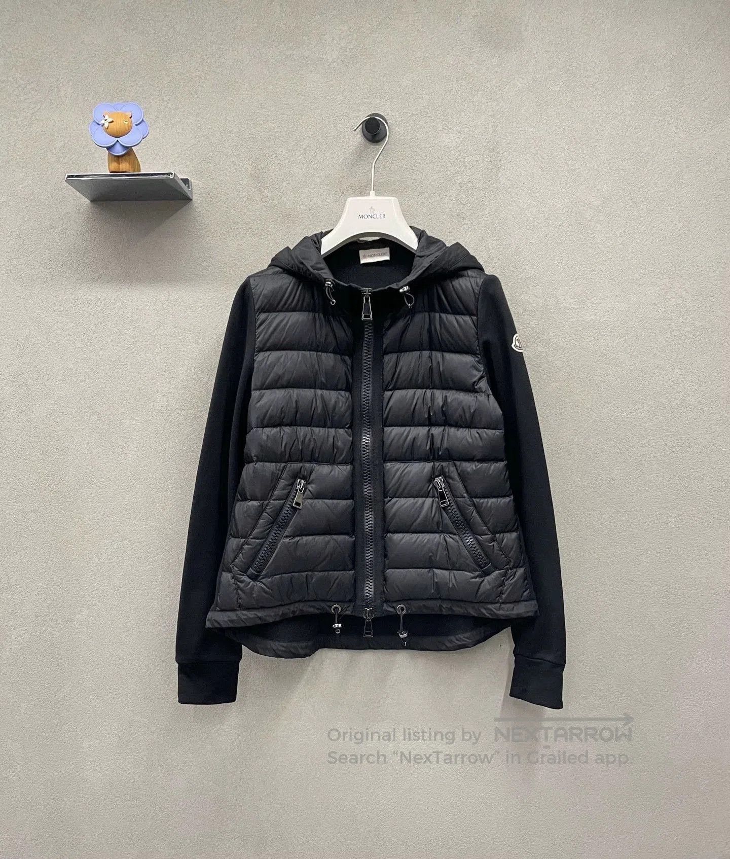 Moncler moncler black patchwork down jacket size xs. Size US XS / EU 42 / 0 - 1 Thumbnail