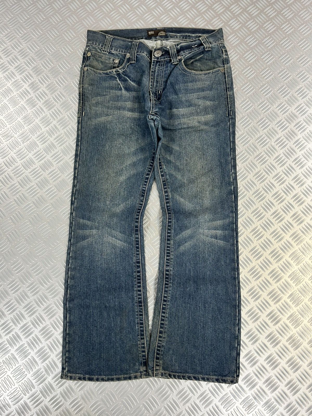 Japanese Brand × Vintage Bootcut Japanese jeans nobu vintage y2k style 2000’s Size US 33 - 3 Thumbnail