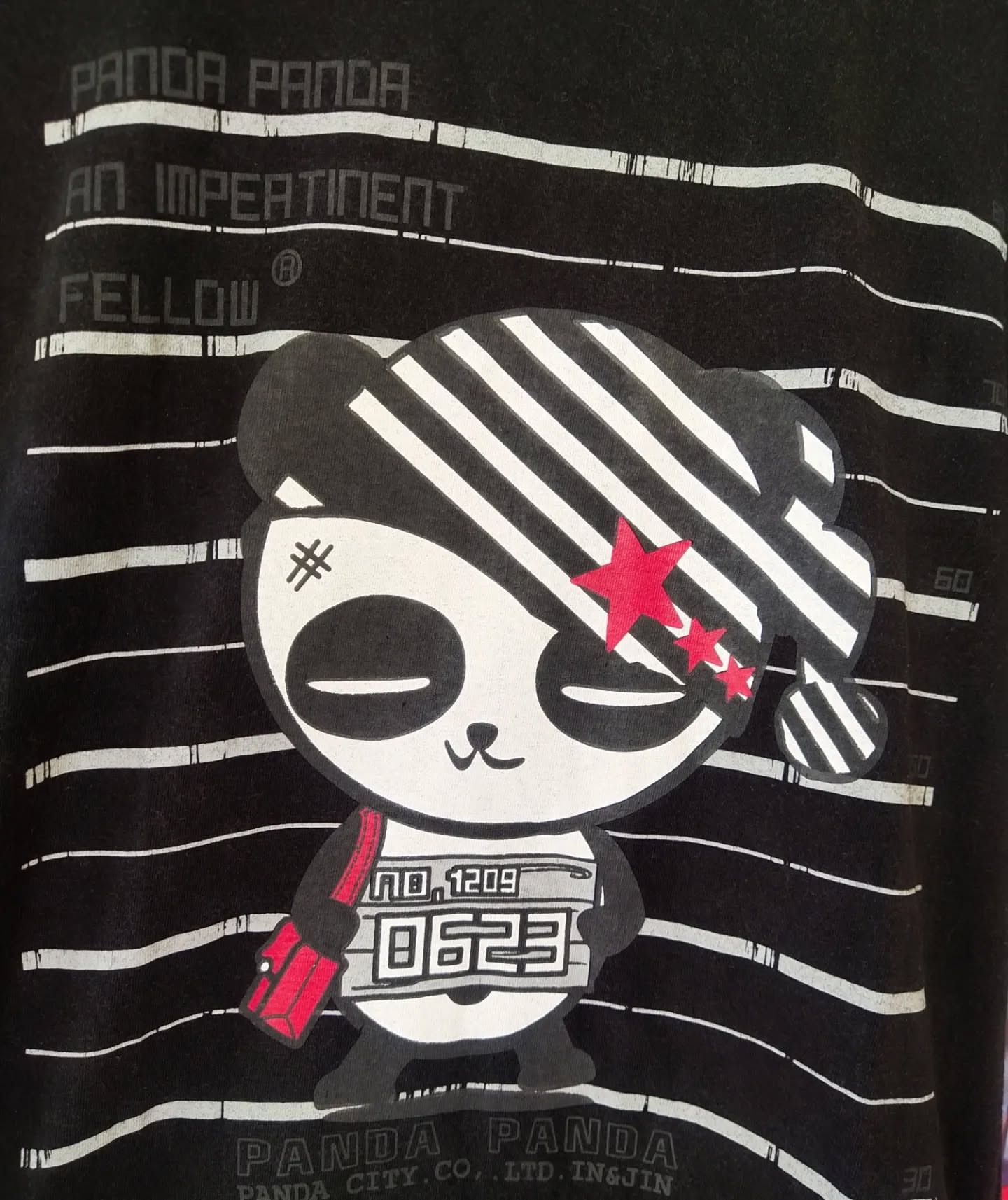 Hysteric Glamour 2000s Panda City Mugshot Graphic Tee Size M / US 6-8 / IT 42-44 - 2 Thumbnail