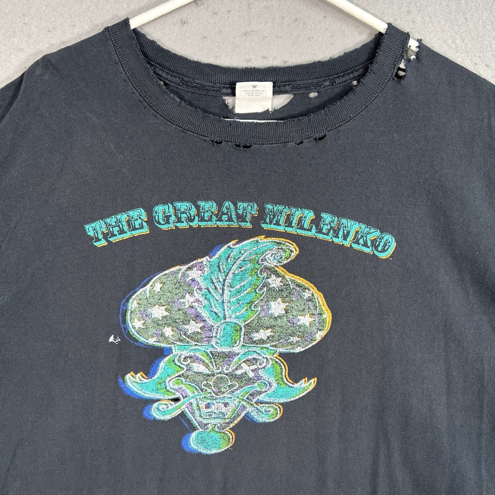 Anvil VINTAGE Y2K Insane Clown Posse The Great Milenko Shirt Adult 3XL Black Mens Size US XXL / EU 58 / 5 - 2 Thumbnail