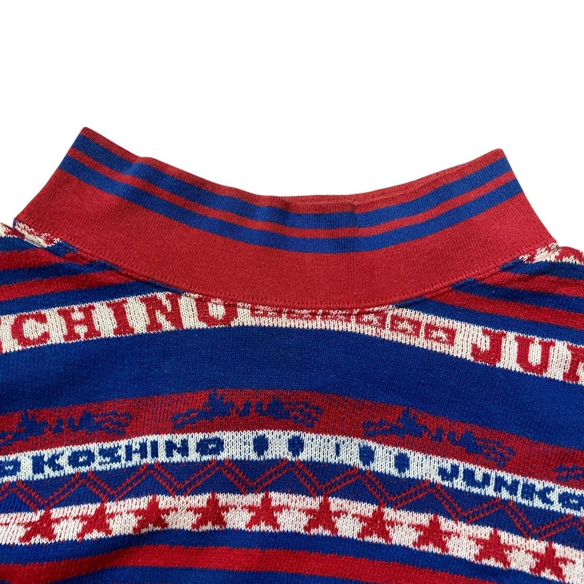 Designer × Mr. Junko × Vintage Vintage Junchino Junko Koshino Striped Sweatshirts Size US L / EU 52-54 / 3 - 3 Thumbnail