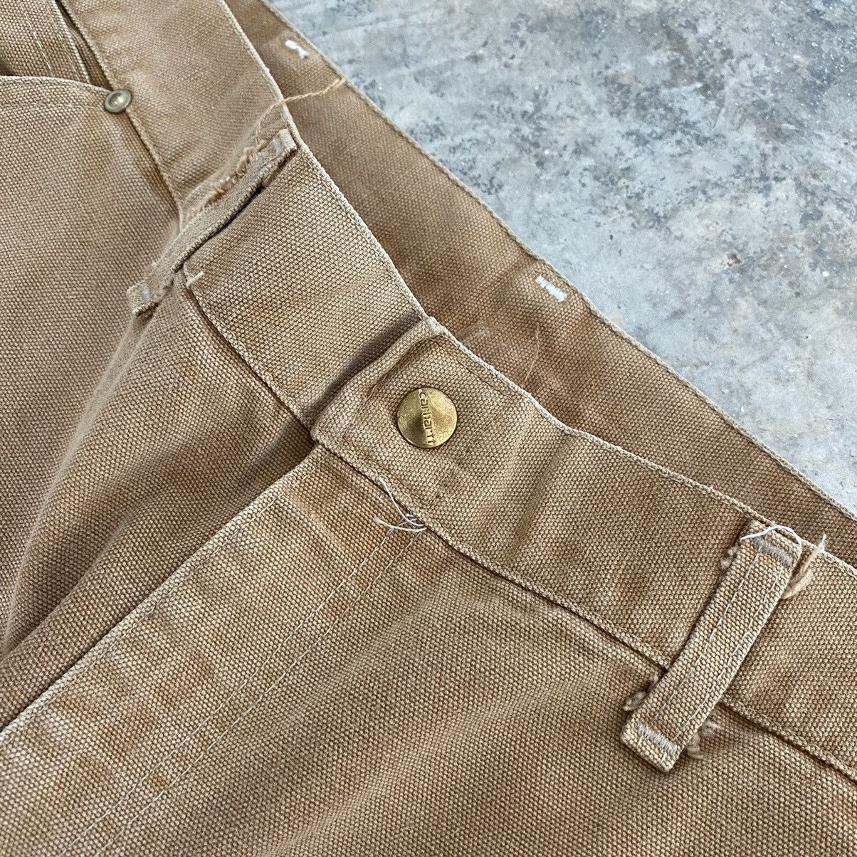 Carhartt VTG Carhartt Double Knee Faded Tan Carpenter Work Pants Size US 38 / EU 54 - 8 Thumbnail