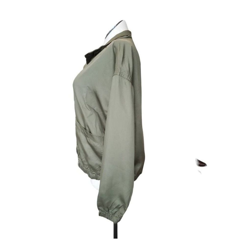 Sanctuary Sanctuary Size XXL Hailee Button Bomber Jacket Khaki Green Size XXL / US 16-18 / IT 52-54 - 2 Thumbnail