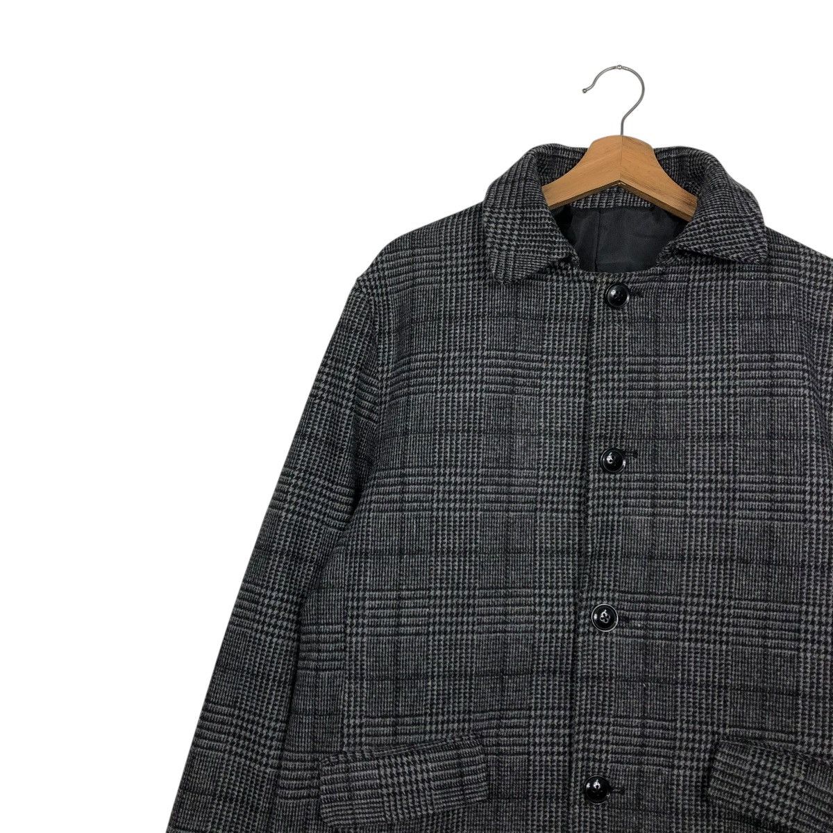 Japanese Brand 🔥VINTAGE CHORE BUTTON JACKET ROSHELL TARTAN ISSEY MIYAKE Size US L / EU 52-54 / 3 - 8 Thumbnail