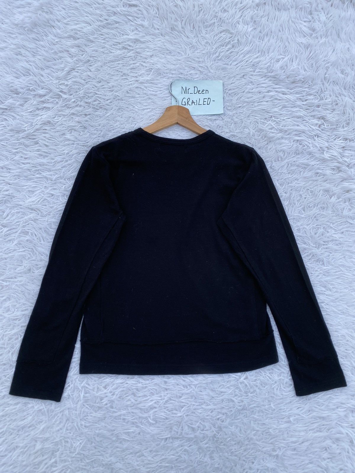 Comme des Garcons × H&M Rare H&M x Comme Des Gracons Wool Longsleeve Tshirt Size US S / EU 44-46 / 1 - 20 Thumbnail