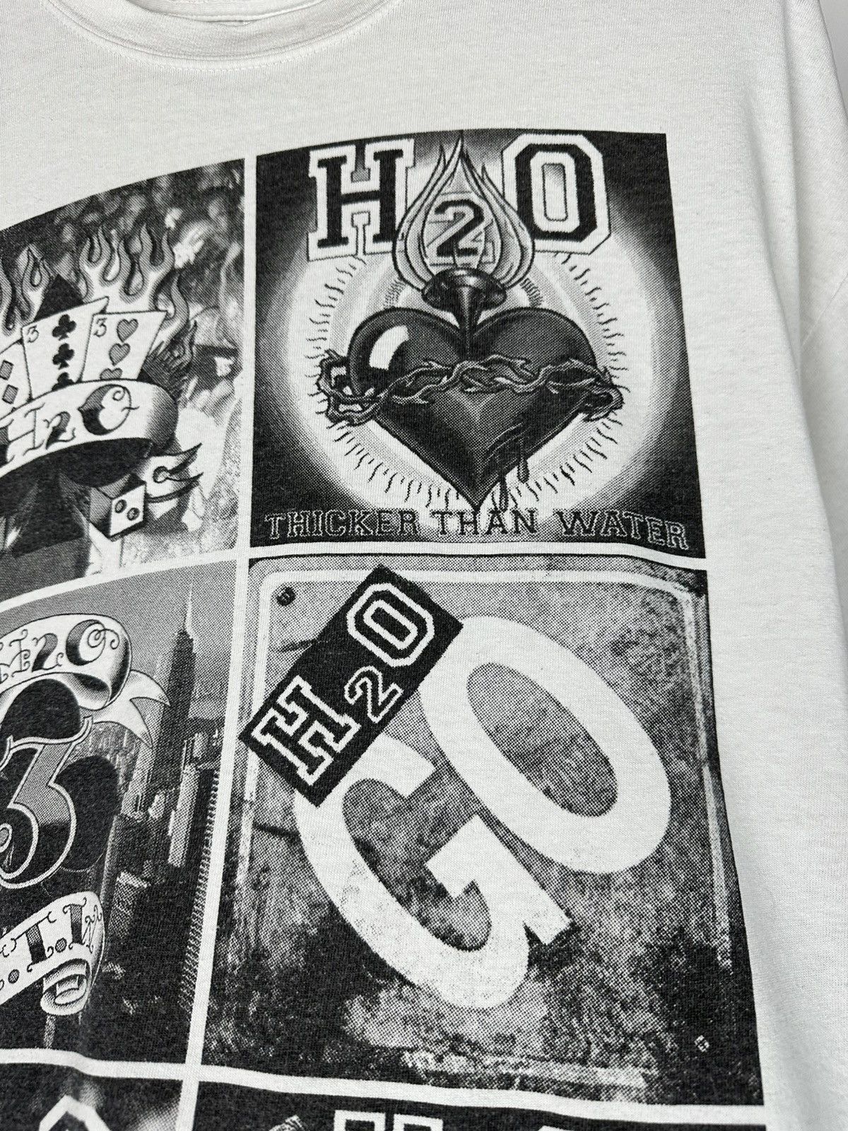 Gildan H2O Band Rock T shirt Albums Promo Punk Men’s White XL Size US XL / EU 56 / 4 - 8 Thumbnail