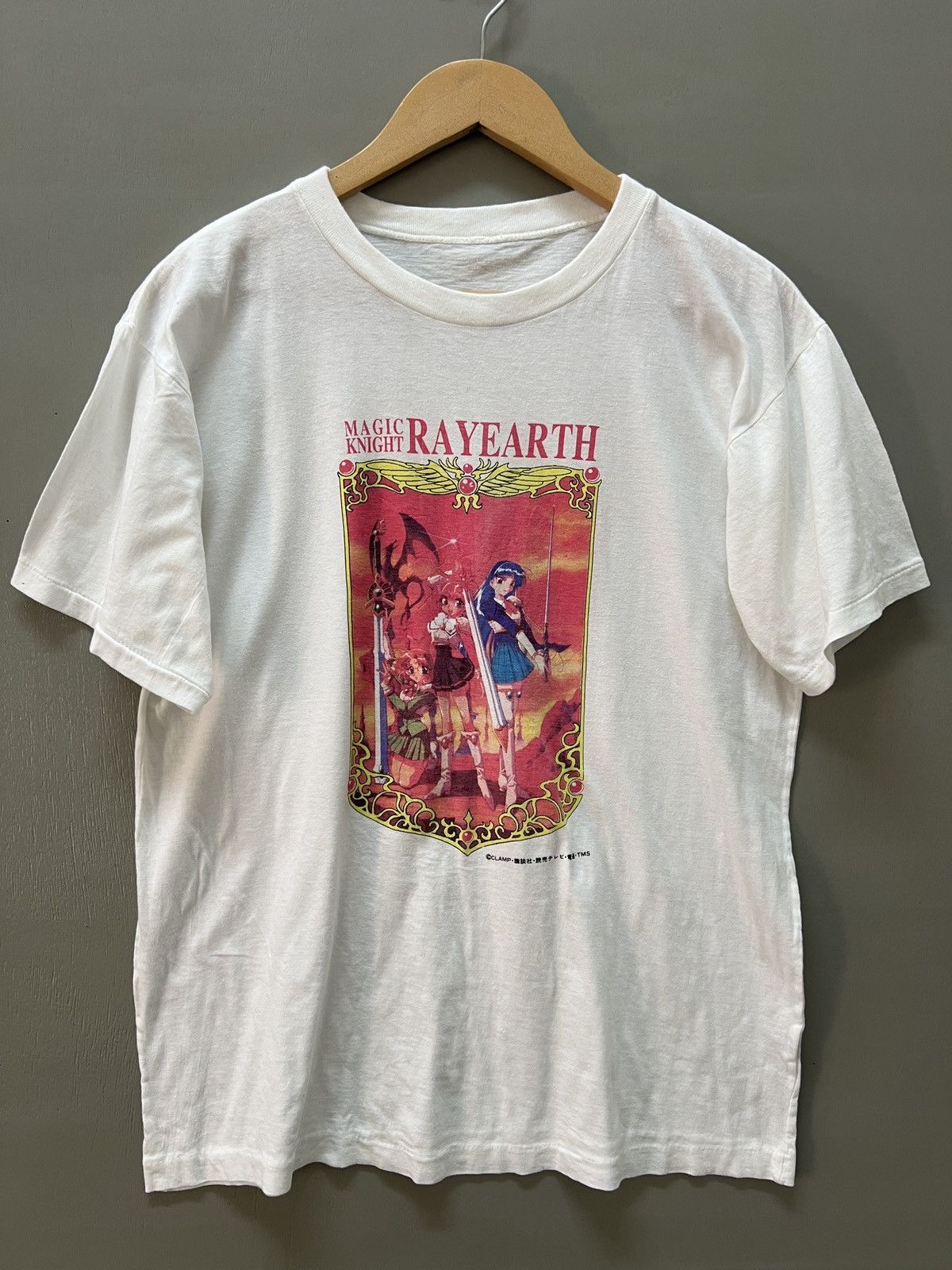 Anime vintage 90s MAGIC KNIGHT RAYEARTH big image rare t-shirts