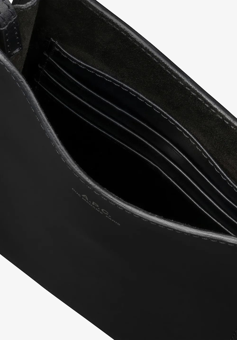 A.P.C. o1mle1125 Size: OS / Jamie Neck Pouch in Black Size ONE SIZE - 5 Thumbnail