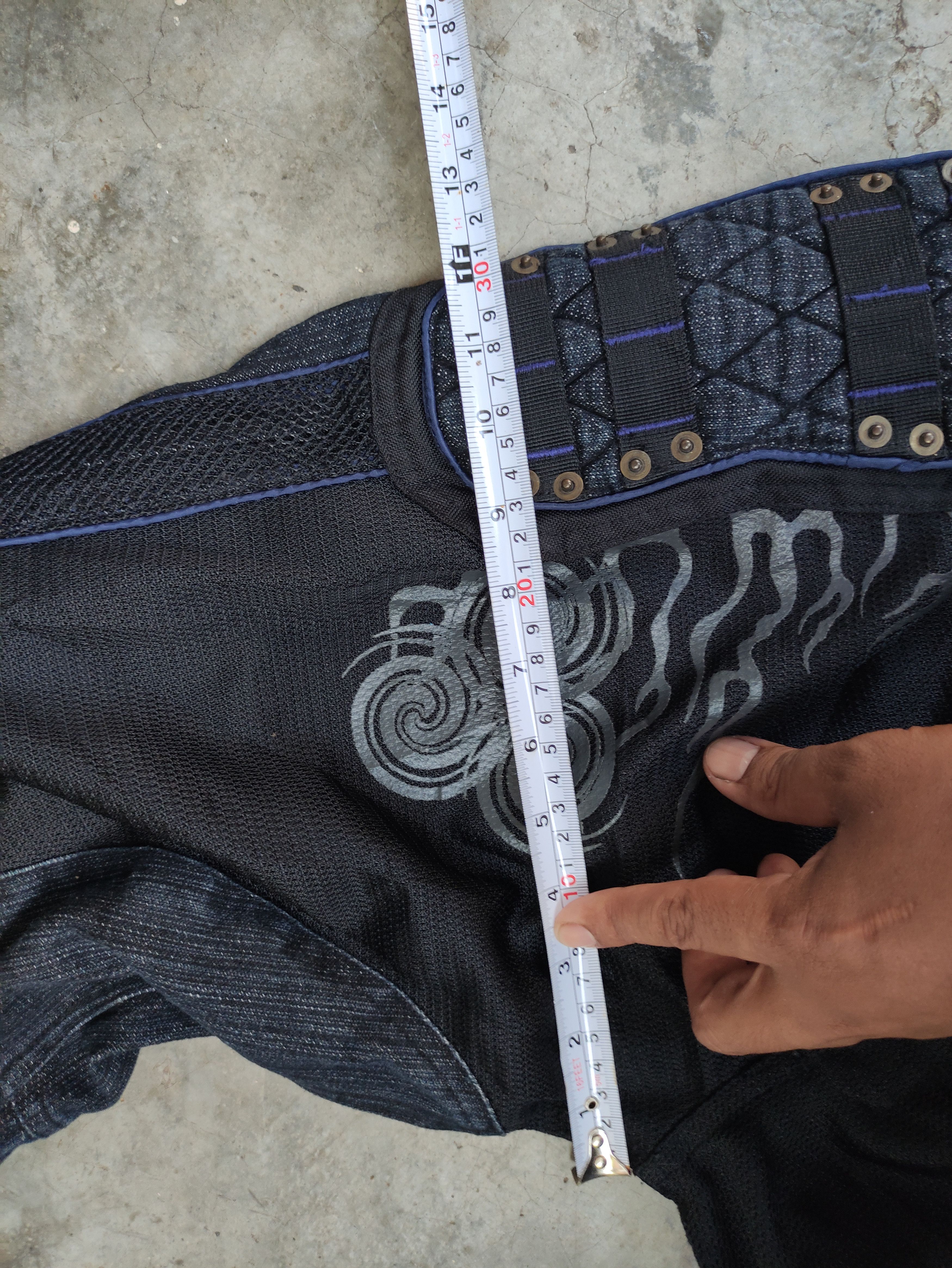 Japanese Brand JAPANESE TRADITION MOTORCYCLE RIDING DENIM PANTS RARE DESIGN Size US 33 - 16 Thumbnail