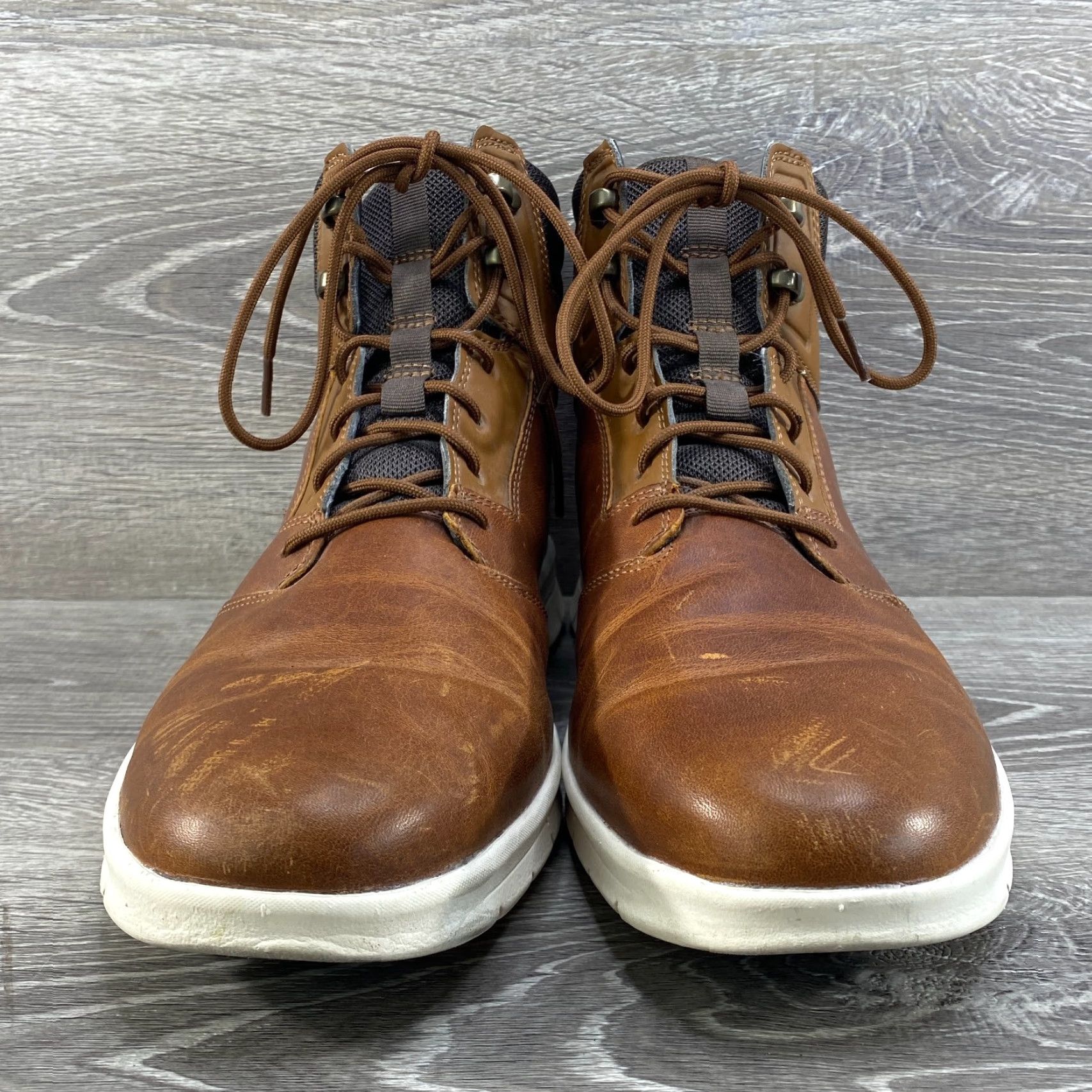 Timberland Timberland Graydon Mens Boot Chukka Leather Brown HoverLite Lace Up 11 Brown Mens Timberland Boot Company 90s Decade? Size US 11 / EU 44 - 4 Thumbnail