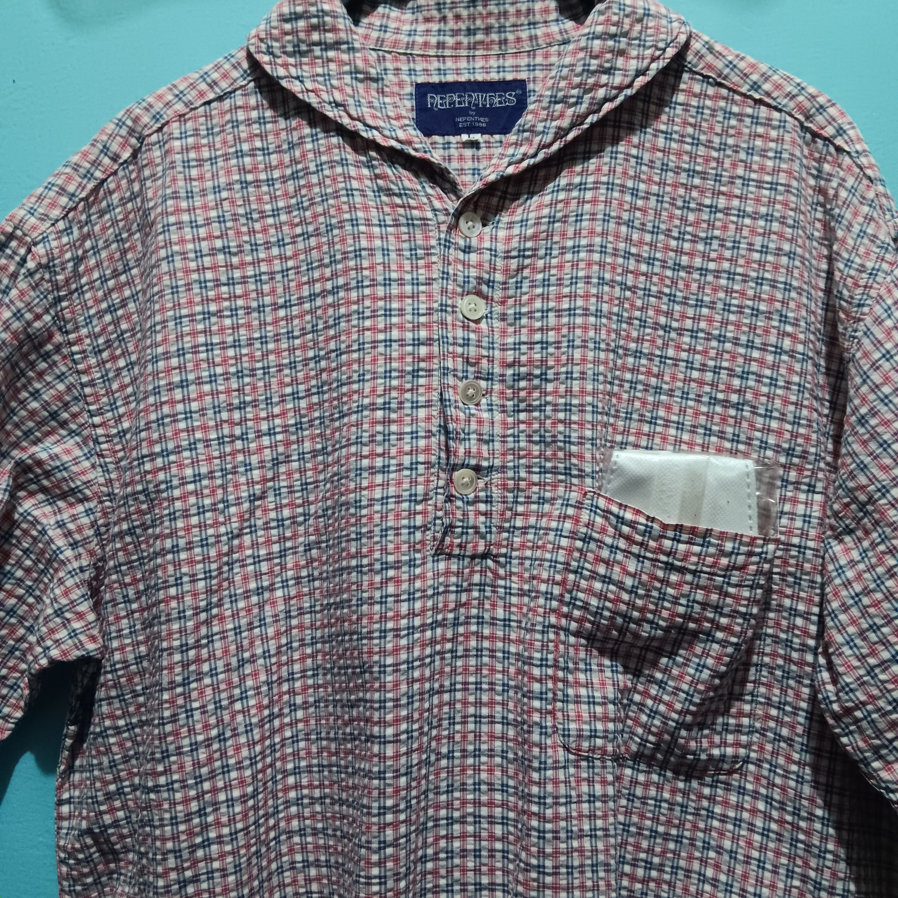 Nepenthes Nepenthes half button shirt Size US L / EU 52-54 / 3 - 4 Thumbnail