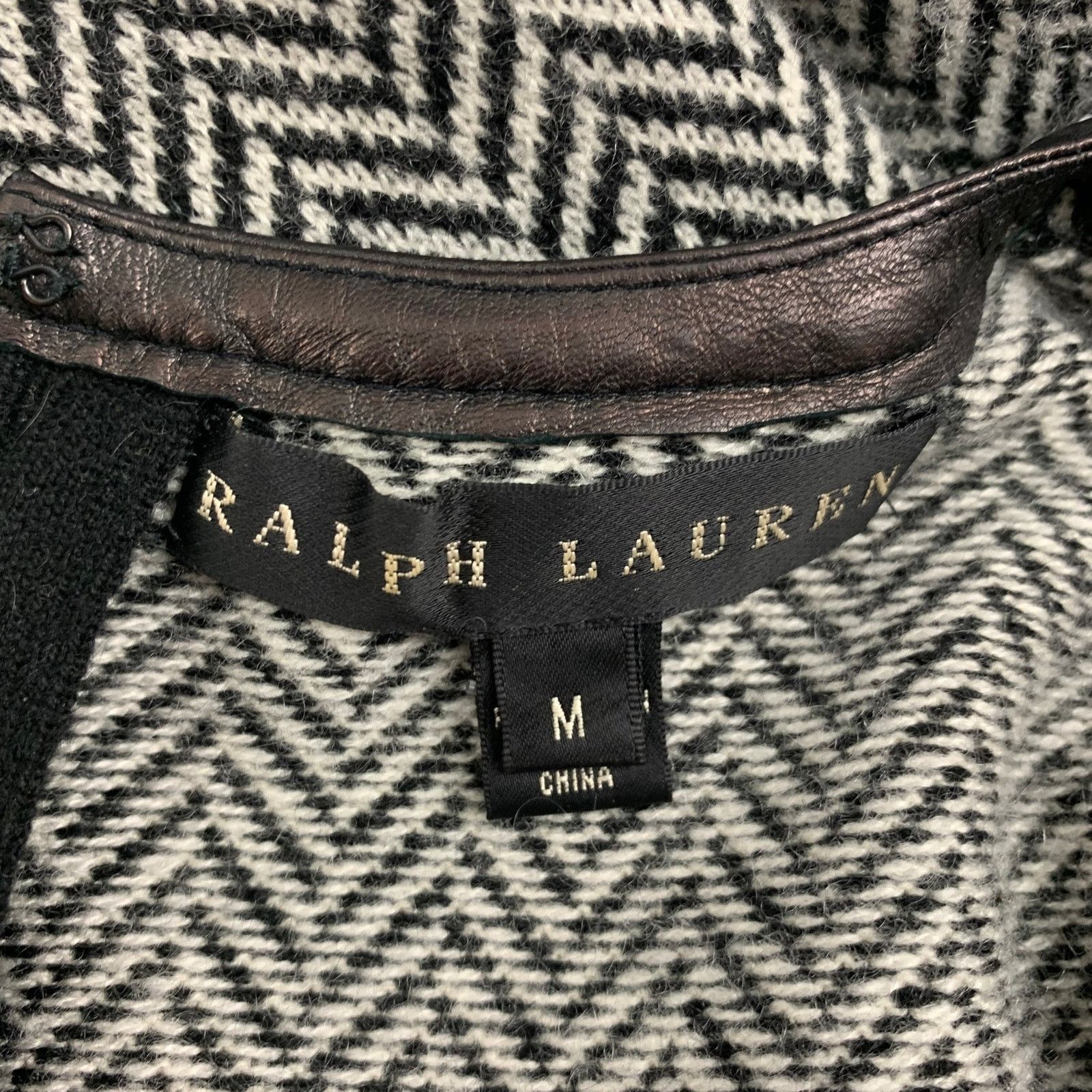 Ralph Lauren RALPH LAUREN Size M Cashmere Herringbone Sleeveless Dress Size M / US 6-8 / IT 42-44 - 5 Thumbnail