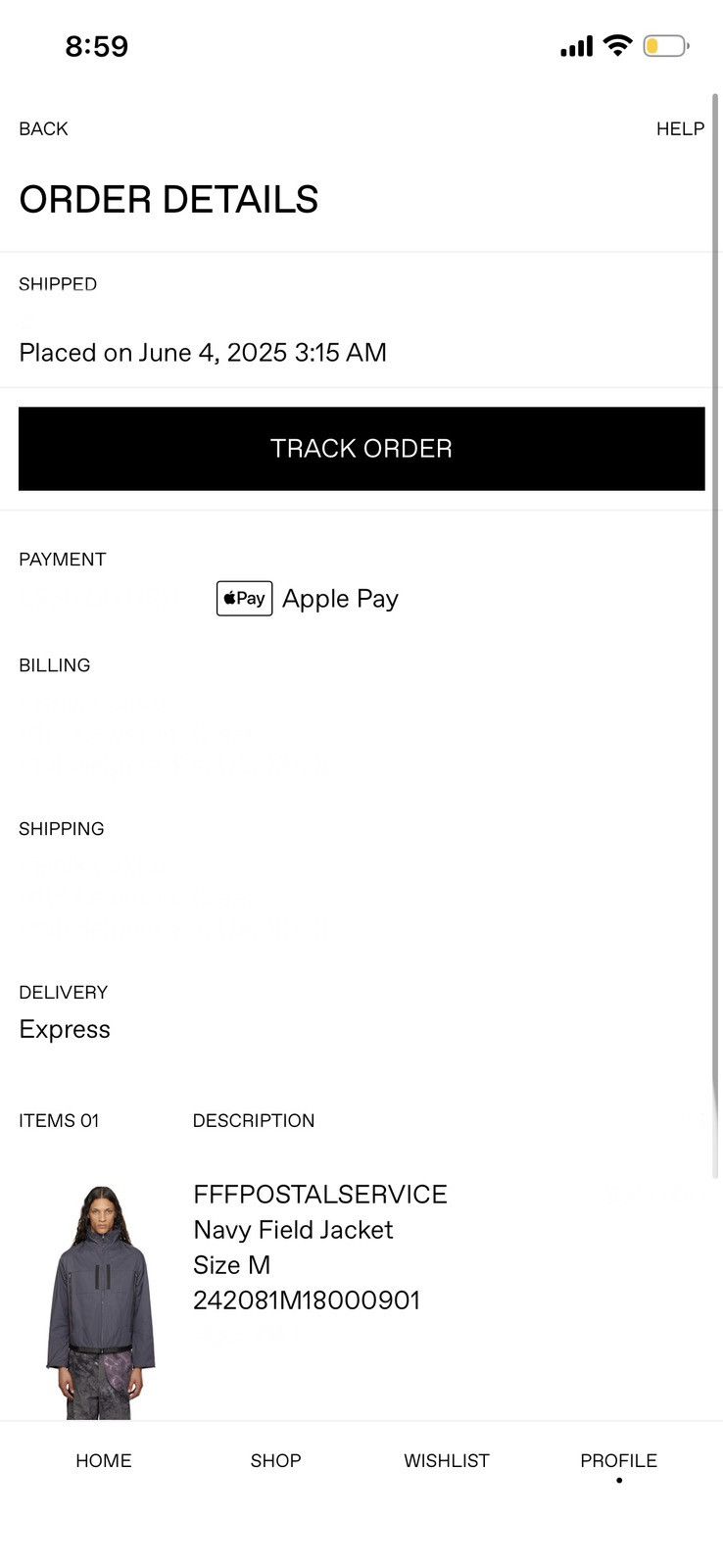 FFFPOSTALSERVICE FFFPS Navy Flight Jacket $1100 Retail Size M Size US M / EU 48-50 / 2 - 15 Thumbnail