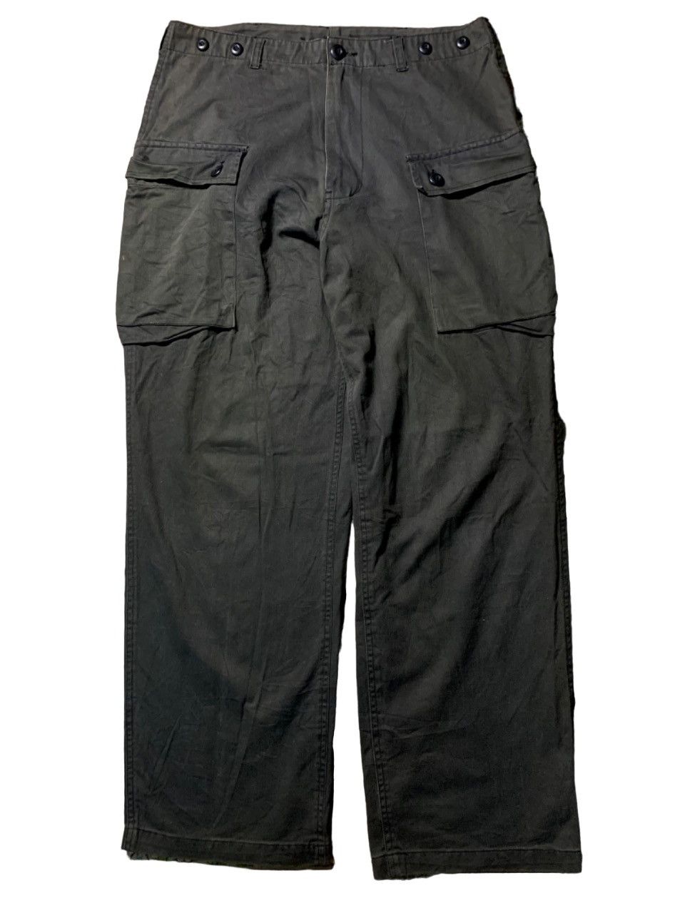 Japanese Brand VINTAGE BARREL ROLL BAKER PANT STRAIGHT FADED Size US 33 - 2 Thumbnail