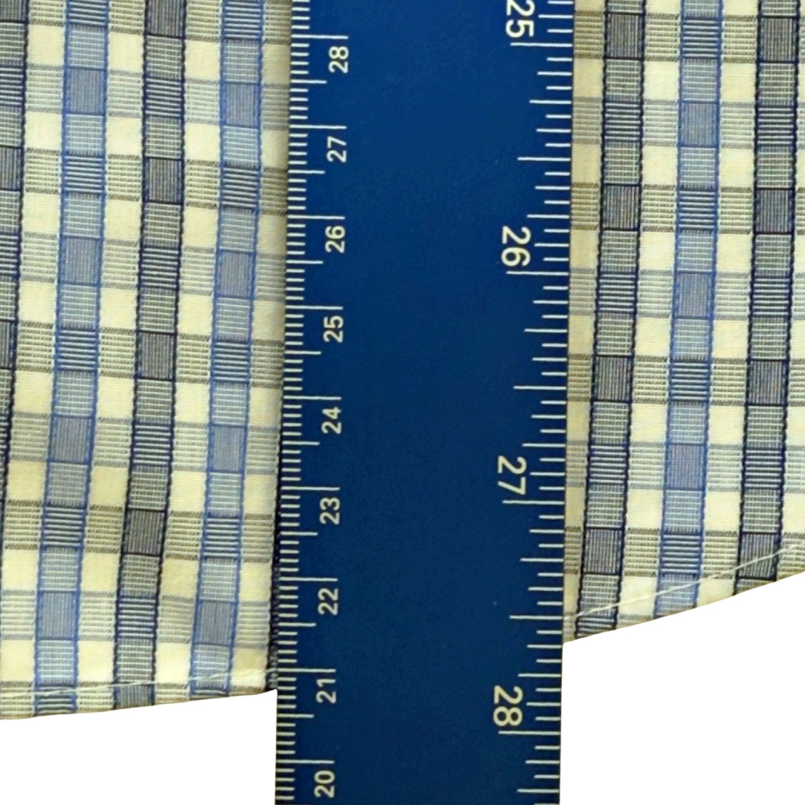 UNTUCKit UNTUCKit Regular Fit Blue Plaid L/S Cotton Button Shirt Size US M / EU 48-50 / 2 - 6 Thumbnail