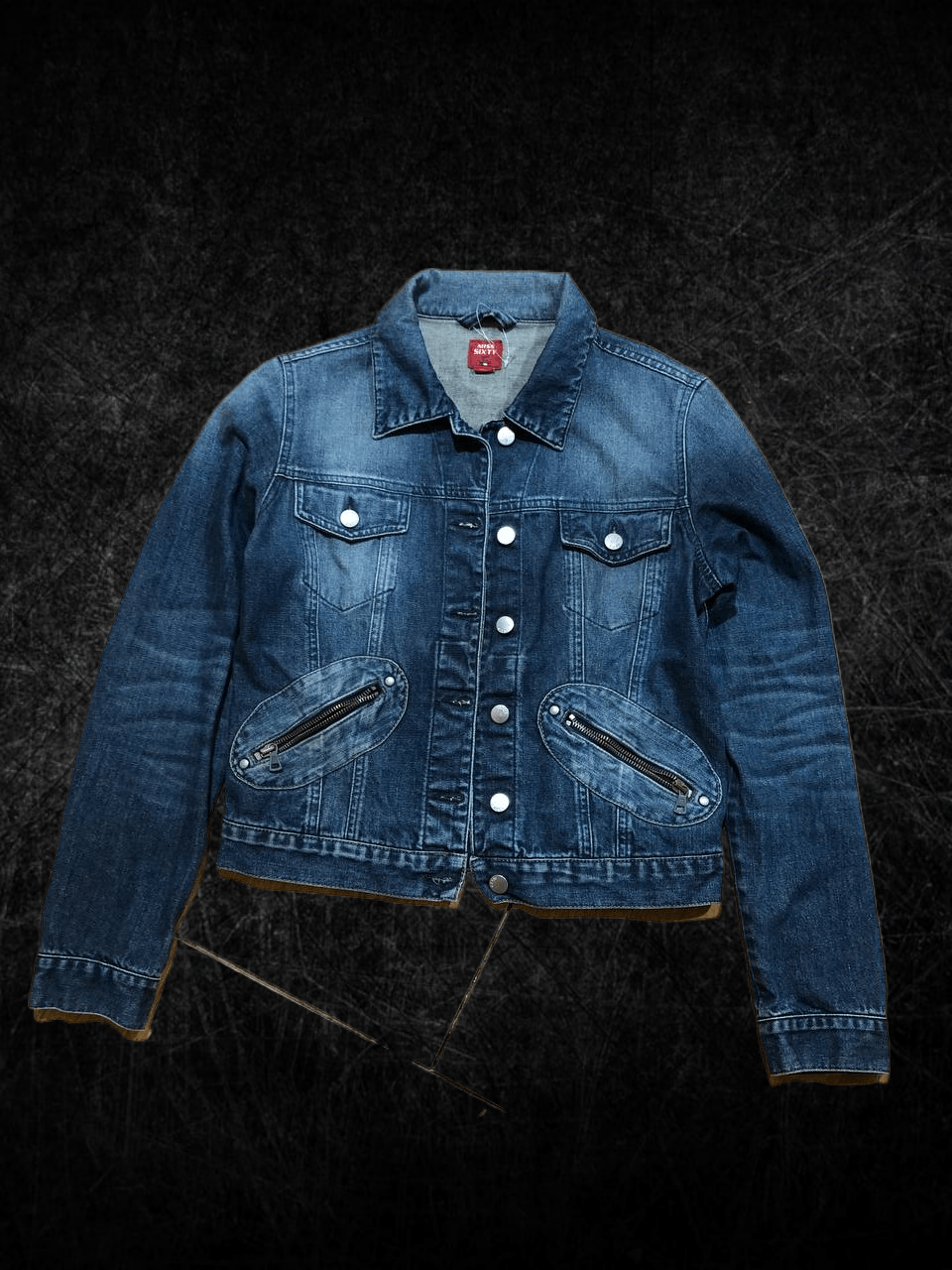 Miss Sixty Vintage MISS SIXTY 60 Y2K Blue Washed Denim Jacket Size M / US 6-8 / IT 42-44 - 1 Thumbnail