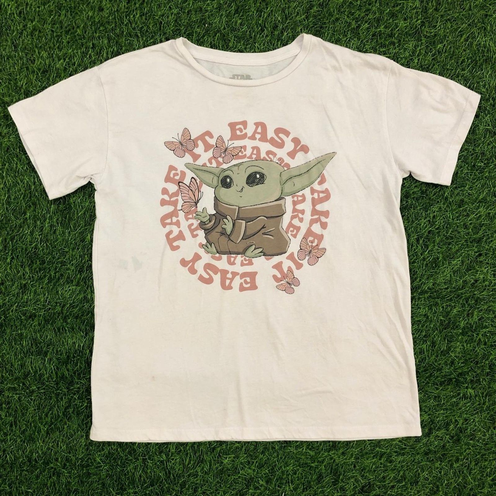 Star Wars Official Star Wars Women’s Baby Yoda Graphic Tee Size US XL / EU 56 / 4 - 1 Thumbnail