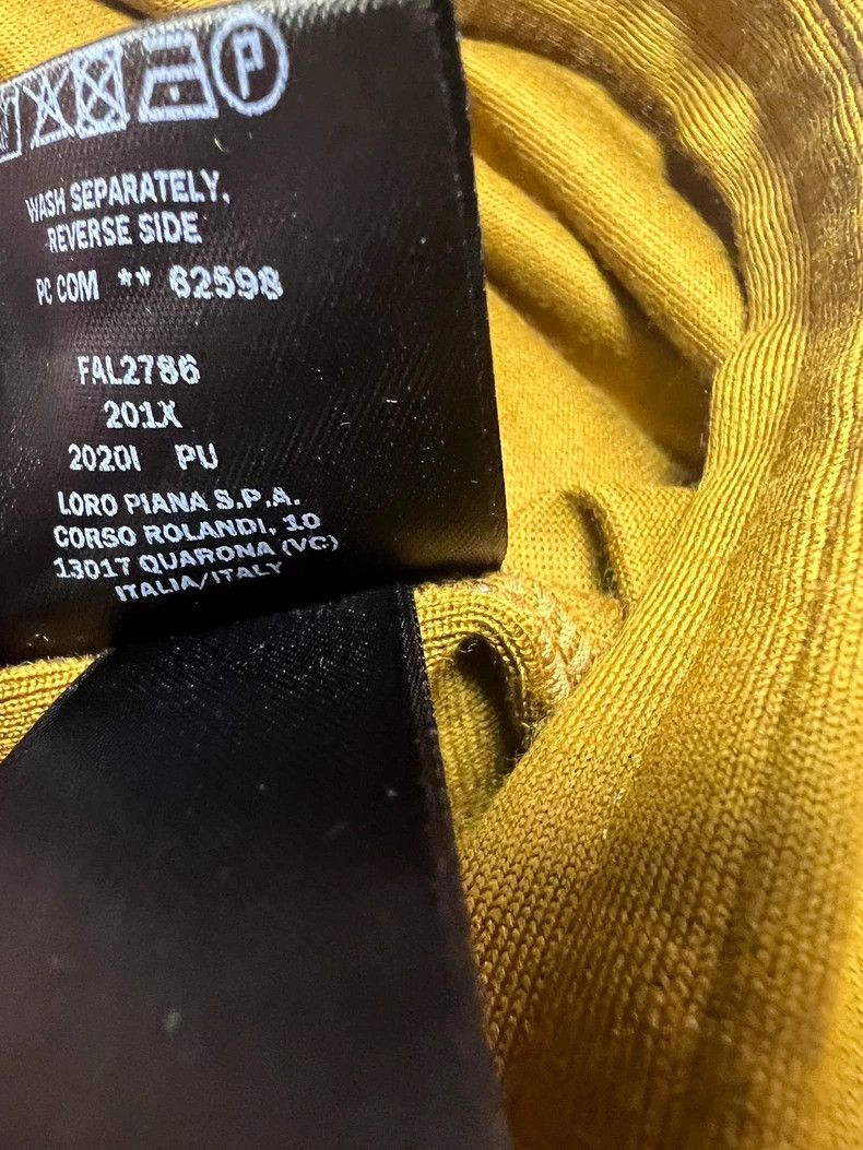 Loro Piana LORO PIANA Men's cashmere cotton blend knitted bomber jack Size US M / EU 48-50 / 2 - 4 Thumbnail