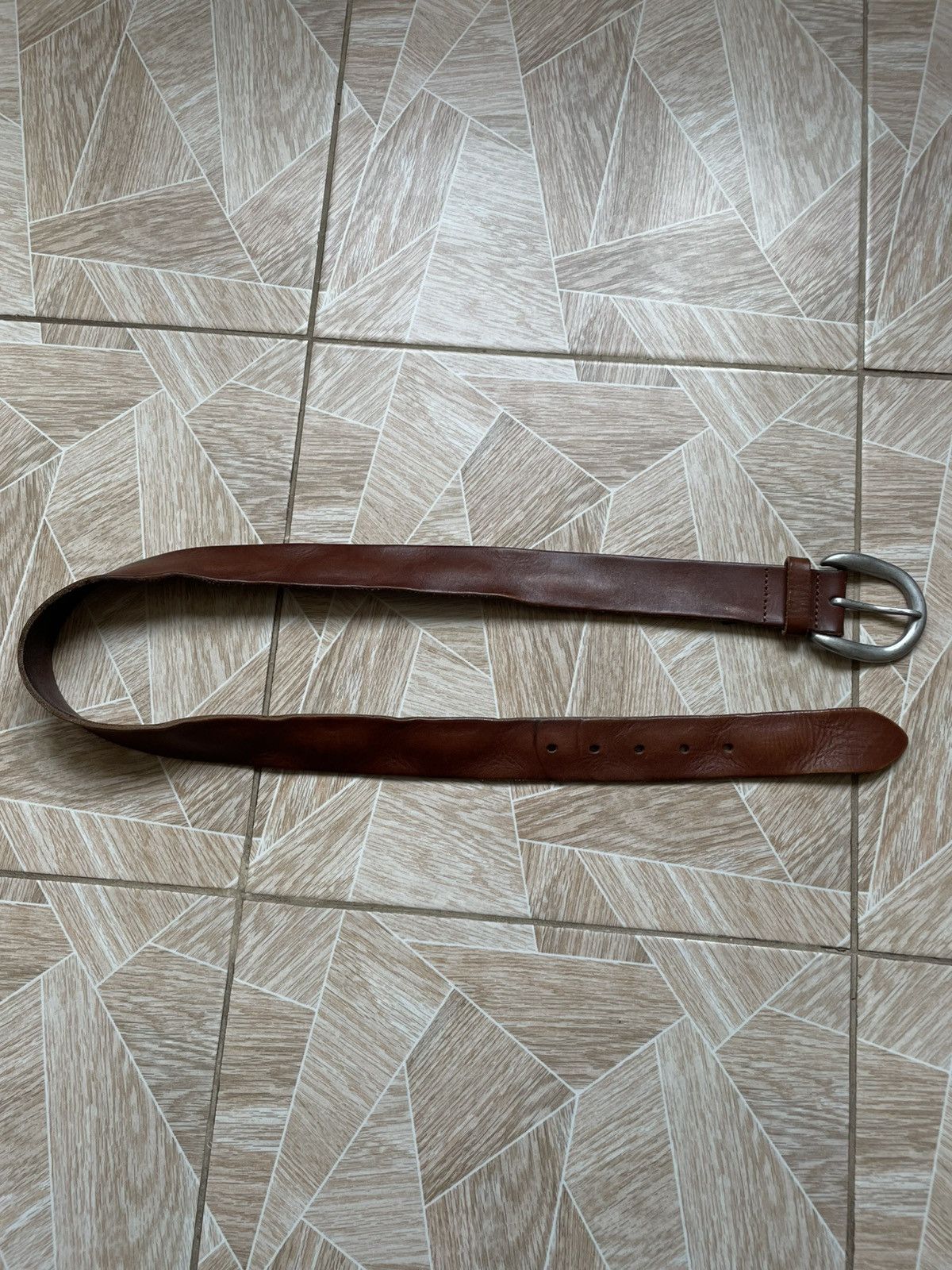Designer × LIEBESKIND BERLIN Designer Liebeskind Berlin Cow Leather Metal Buckle Belt Size ONE SIZE - 5 Thumbnail