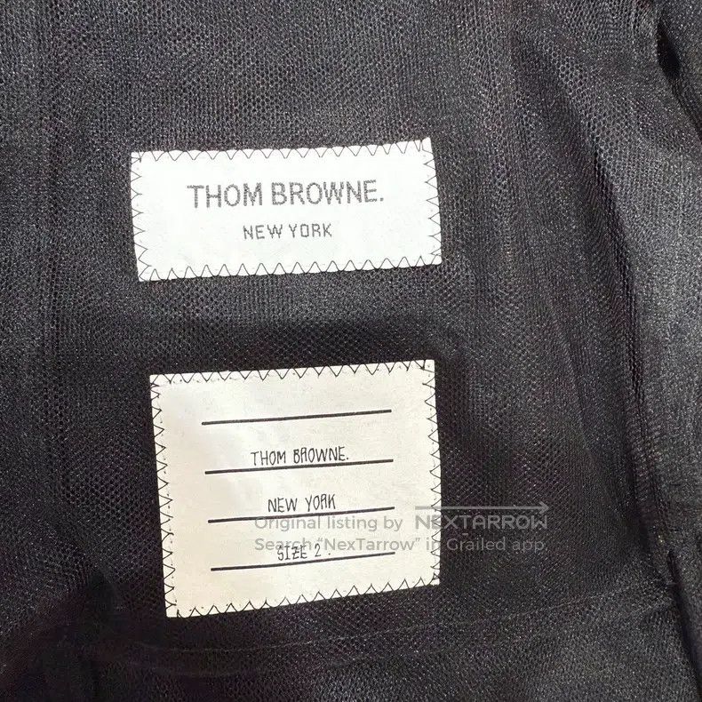 Thom Browne Thom Browne Hollowed-out long-sleeve coat Size US M / EU 48-50 / 2 - 8 Thumbnail