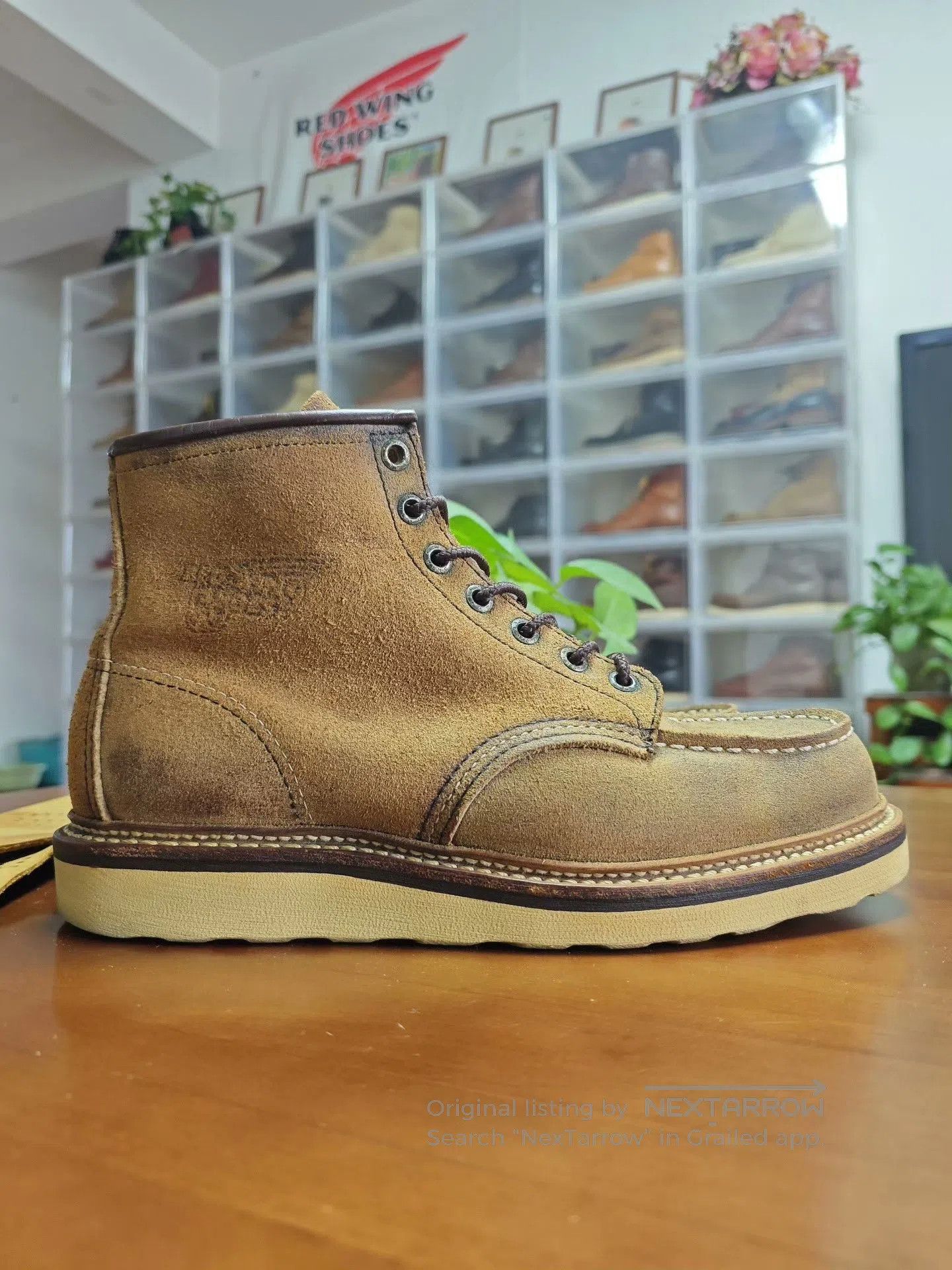 Red Wing Red Wing 1907 Suede Work Boot. Size US 7.5 / EU 40-41 - 5 Thumbnail