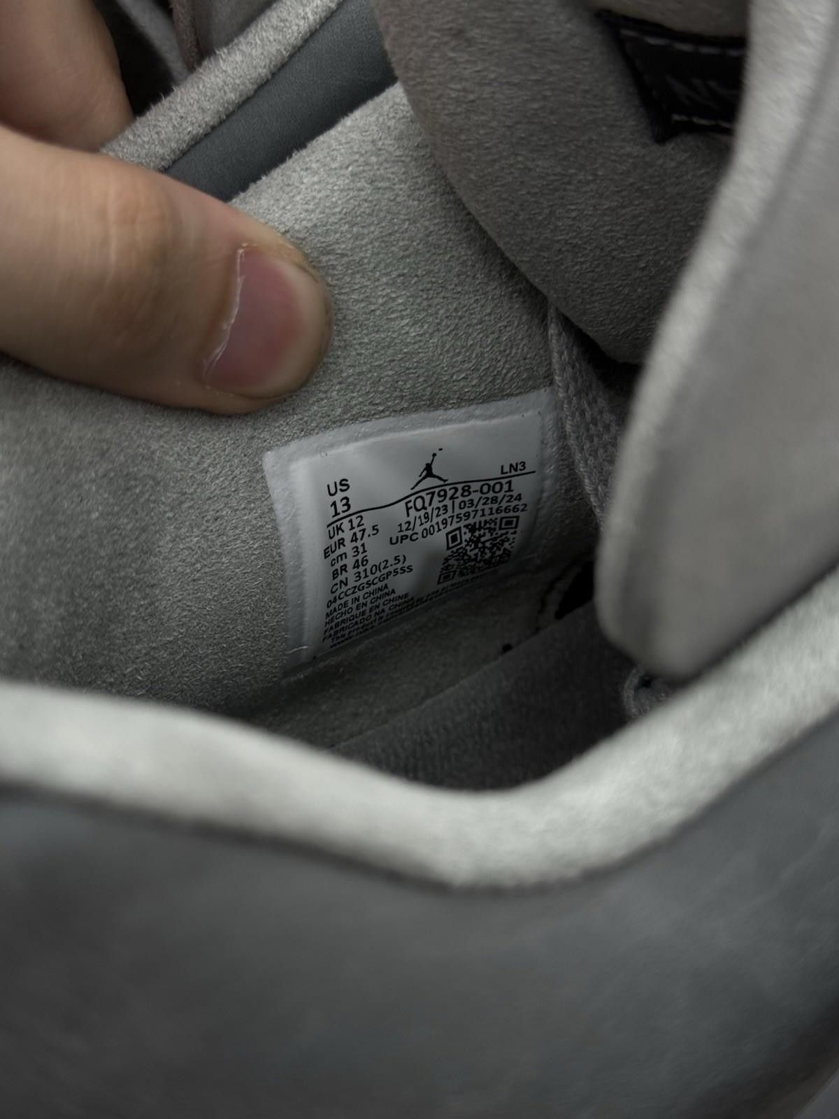 Jordan Brand Air Jordan 4 Retro "WET CEMENT" 2024 - Size 13 - NEW Size US 13 / EU 46 - 6 Thumbnail