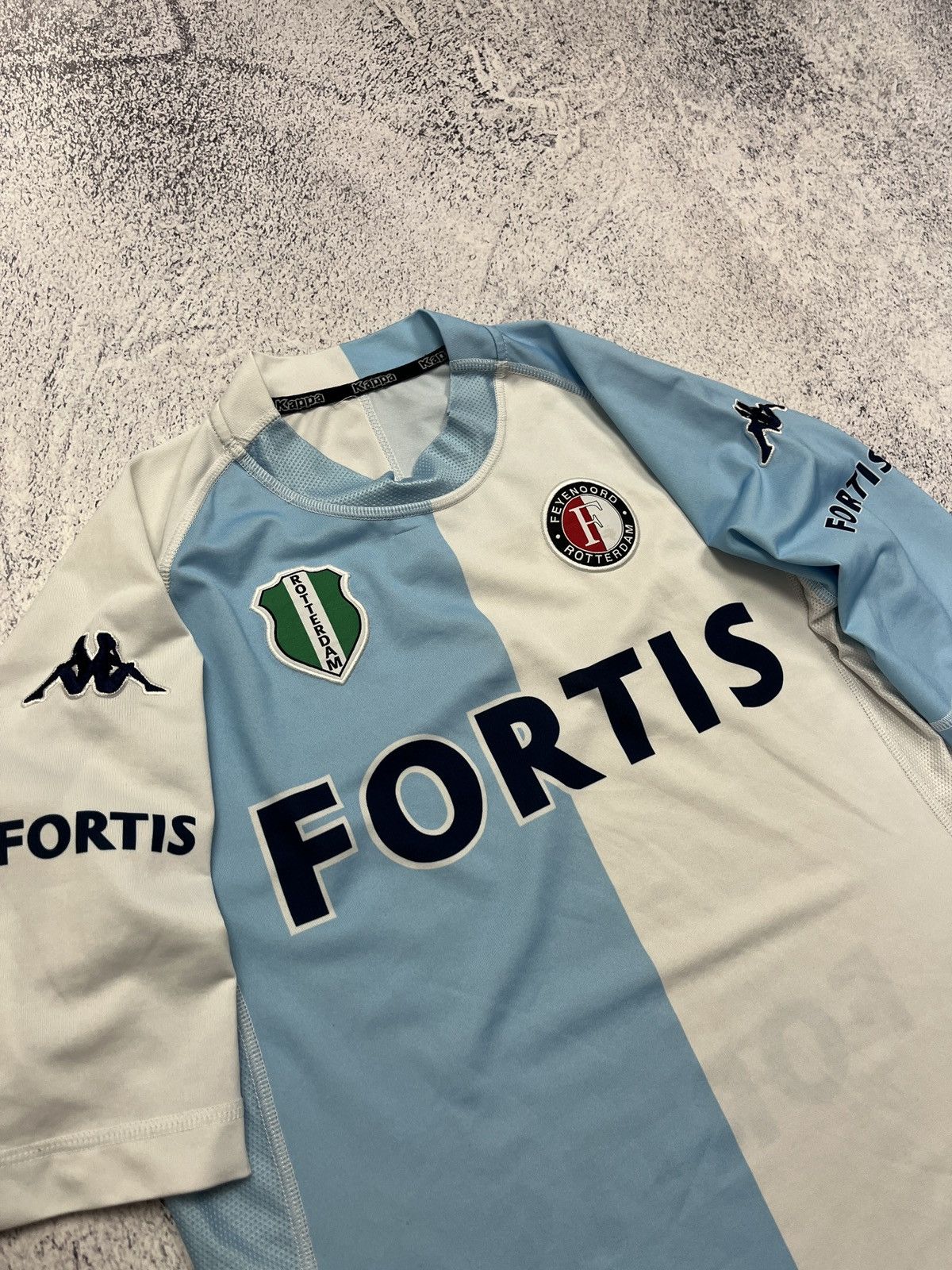 Kappa Vintage Feyenoord 2004/05 Away Soccer Jersey Football Shirt Size US L / EU 52-54 / 3 - 6 Thumbnail