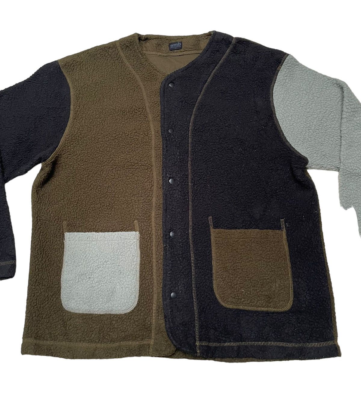 Japanese Brand × Vintage Vintage Japanese Brand WMB Coloured Block Jacket 2000s Size US L / EU 52-54 / 3 - 3 Thumbnail