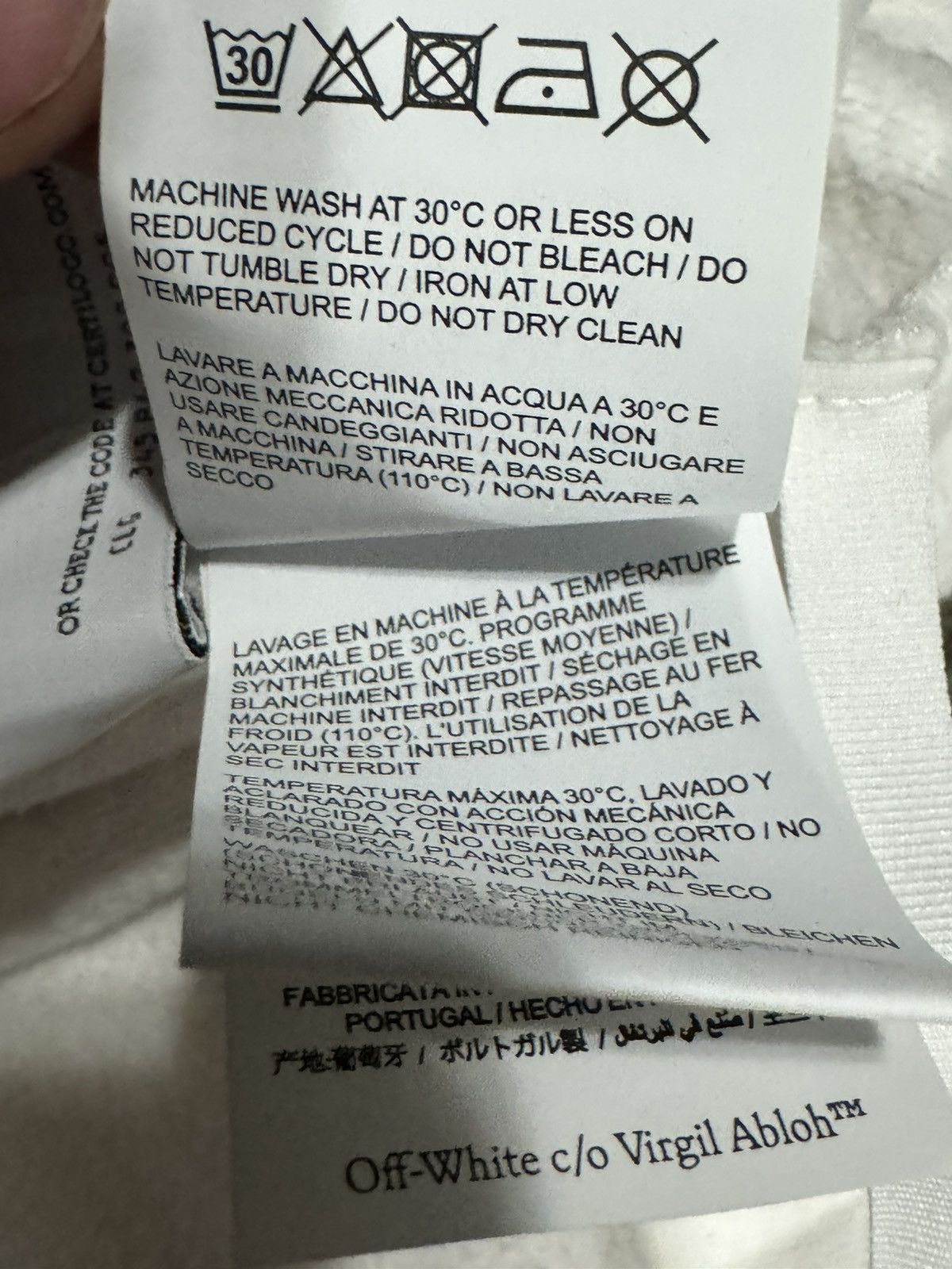 Off-White Off-White White sweatshirt blue brush Size US S / EU 44-46 / 1 - 9 Thumbnail